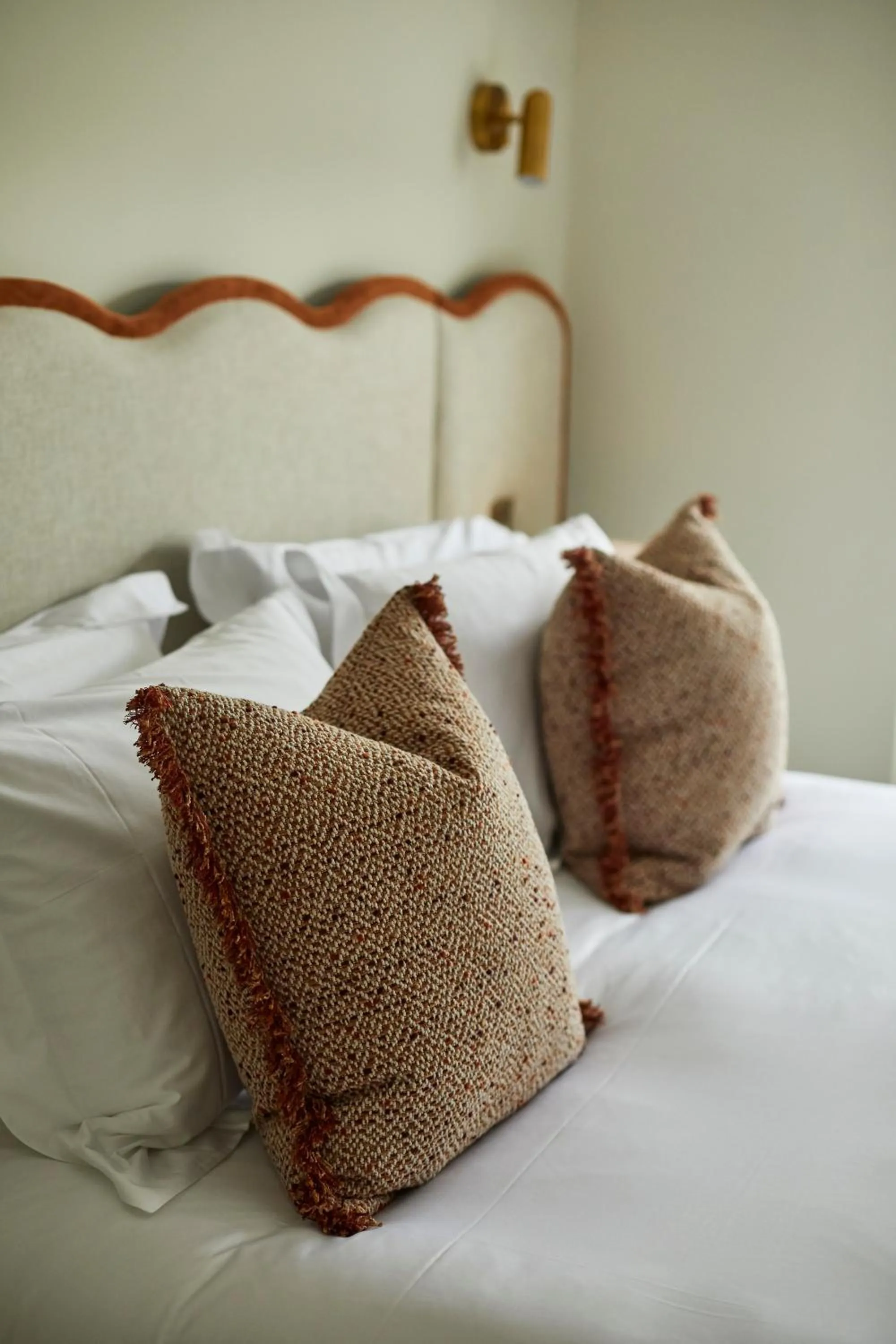 Bed in The Feathers Hotel