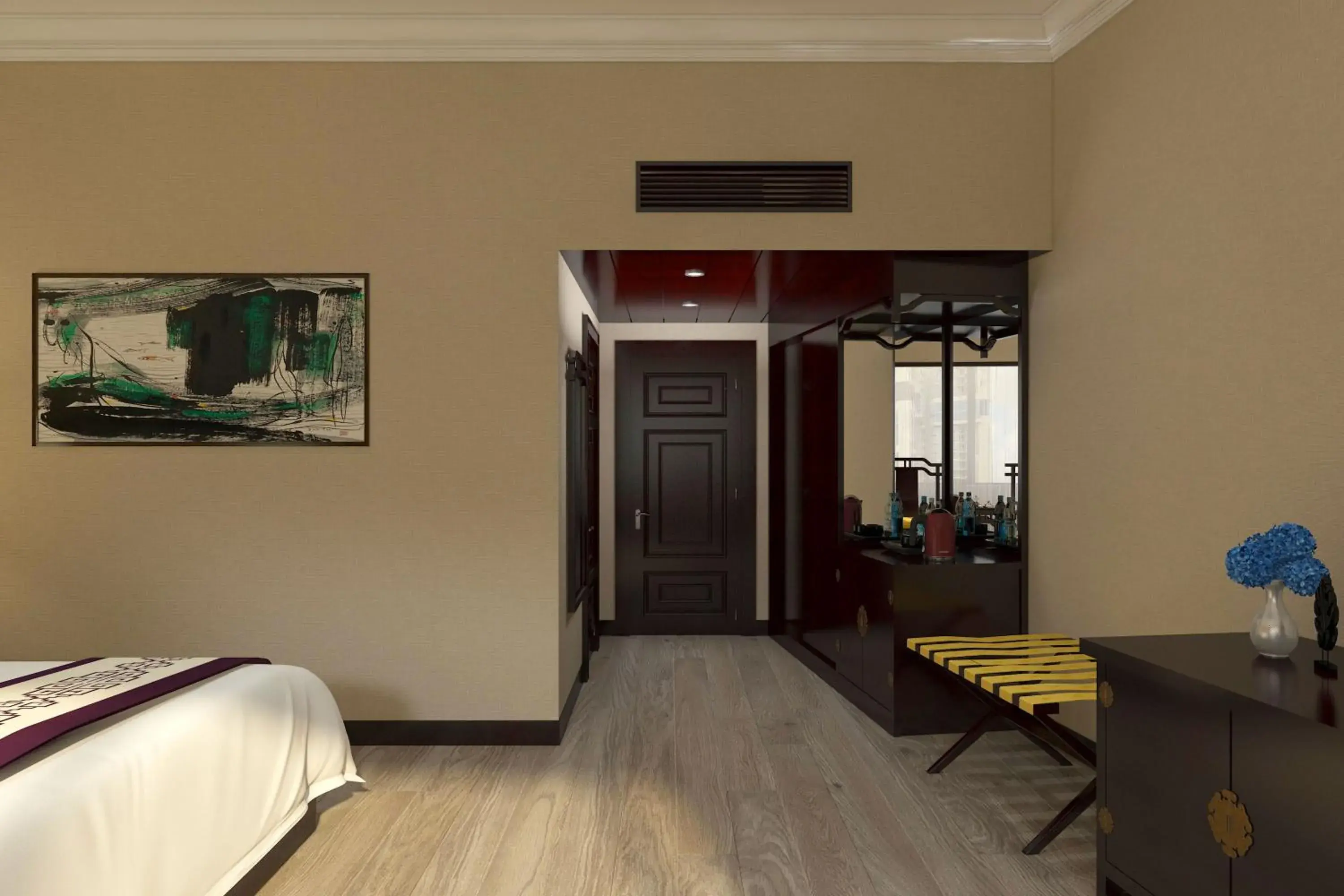 Bed in Yindo Jasper Hotel Zhuhai Bed in Yindo Jasper Hotel Zhuhai