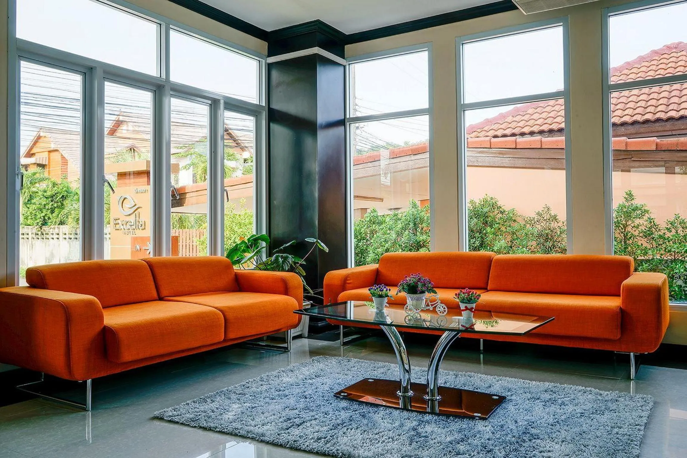 Lobby or reception in Excella Hotel