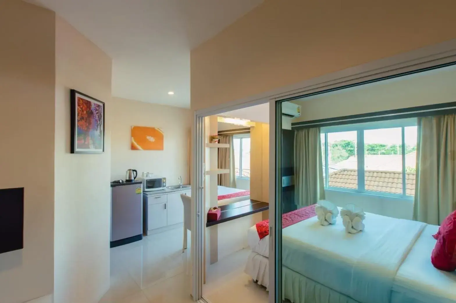 Bed in Excella Hotel Bed in Excella Hotel