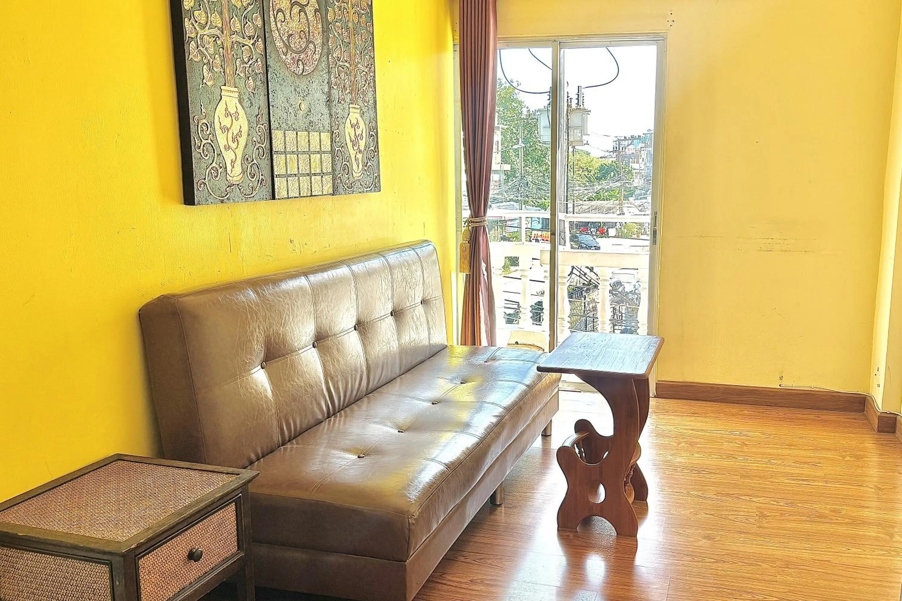 Living room in The Yak Cozy Chiang Mai