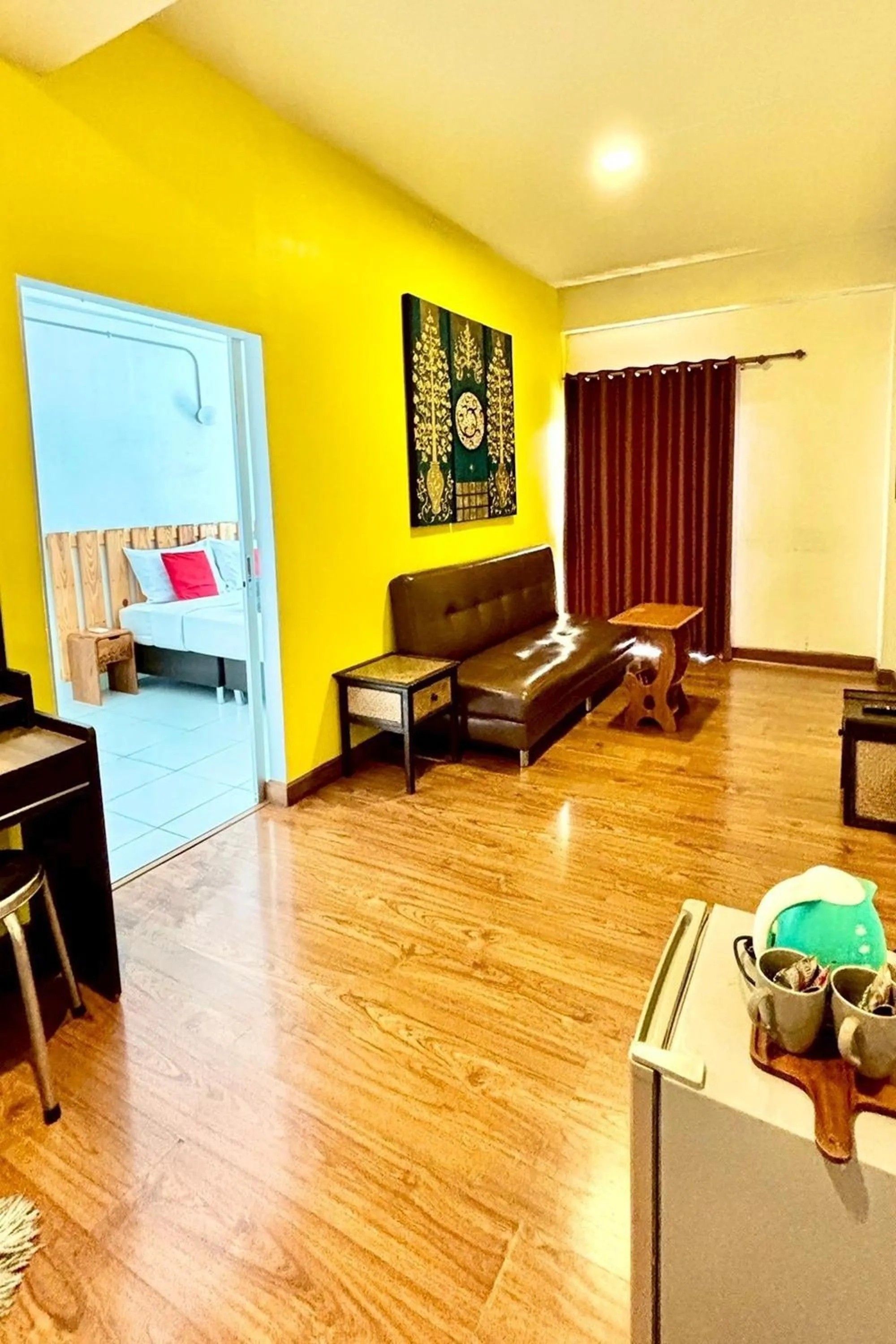 Bedroom, Bed in The Yak Cozy Chiang Mai