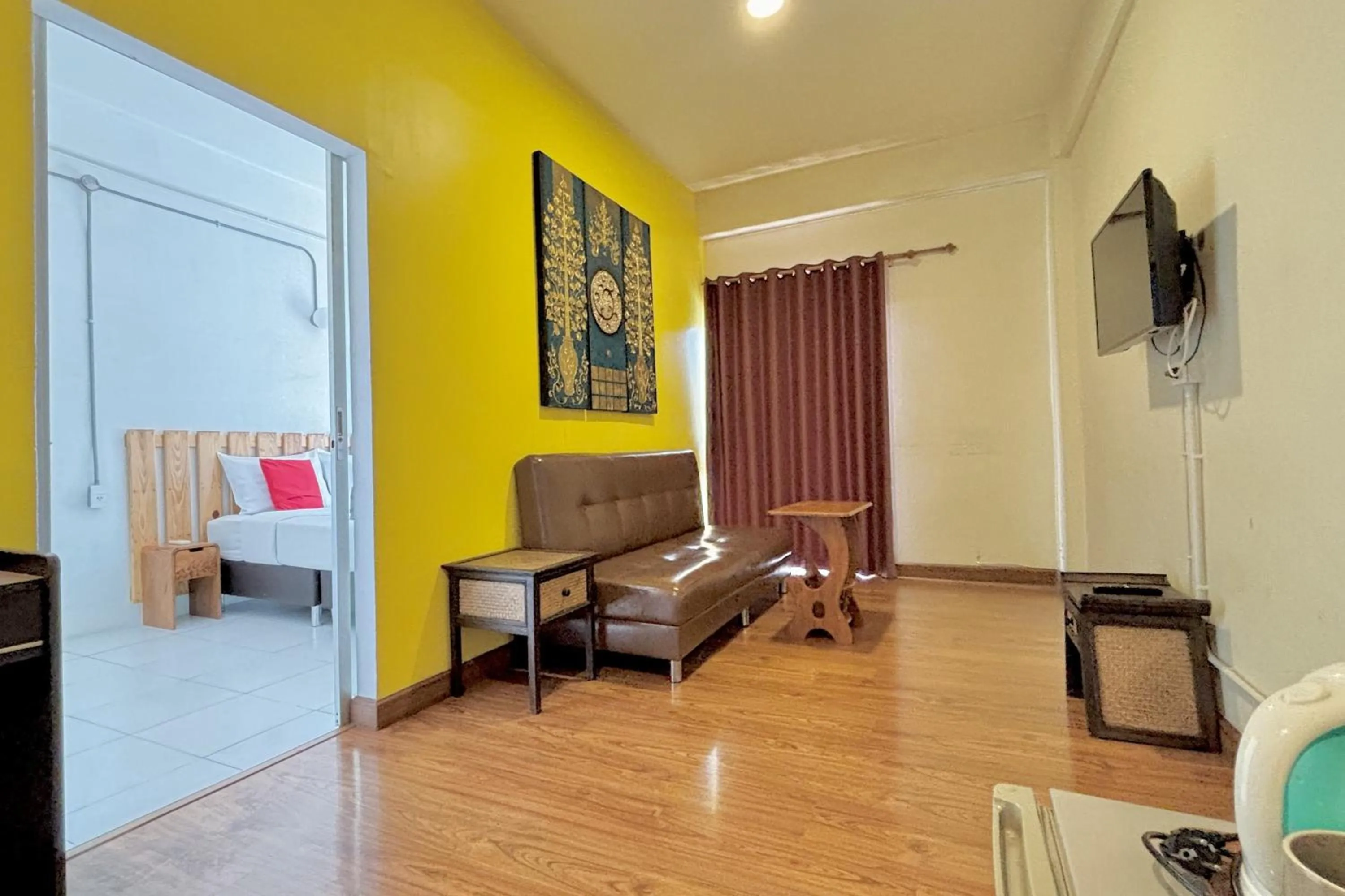 Bed in The Yak Cozy Chiang Mai