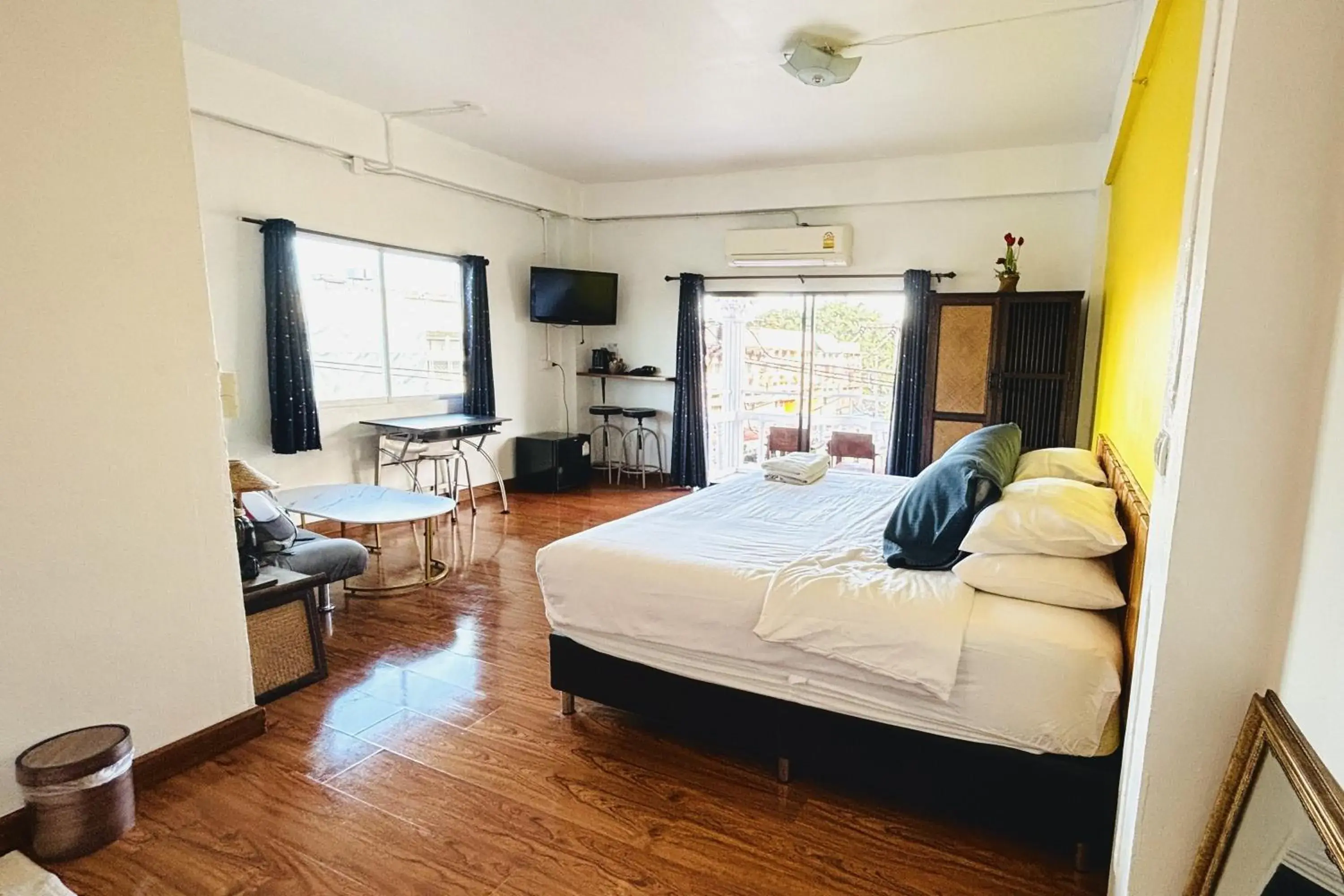 Bed in The Yak Cozy Chiang Mai Bed in The Yak Cozy Chiang Mai