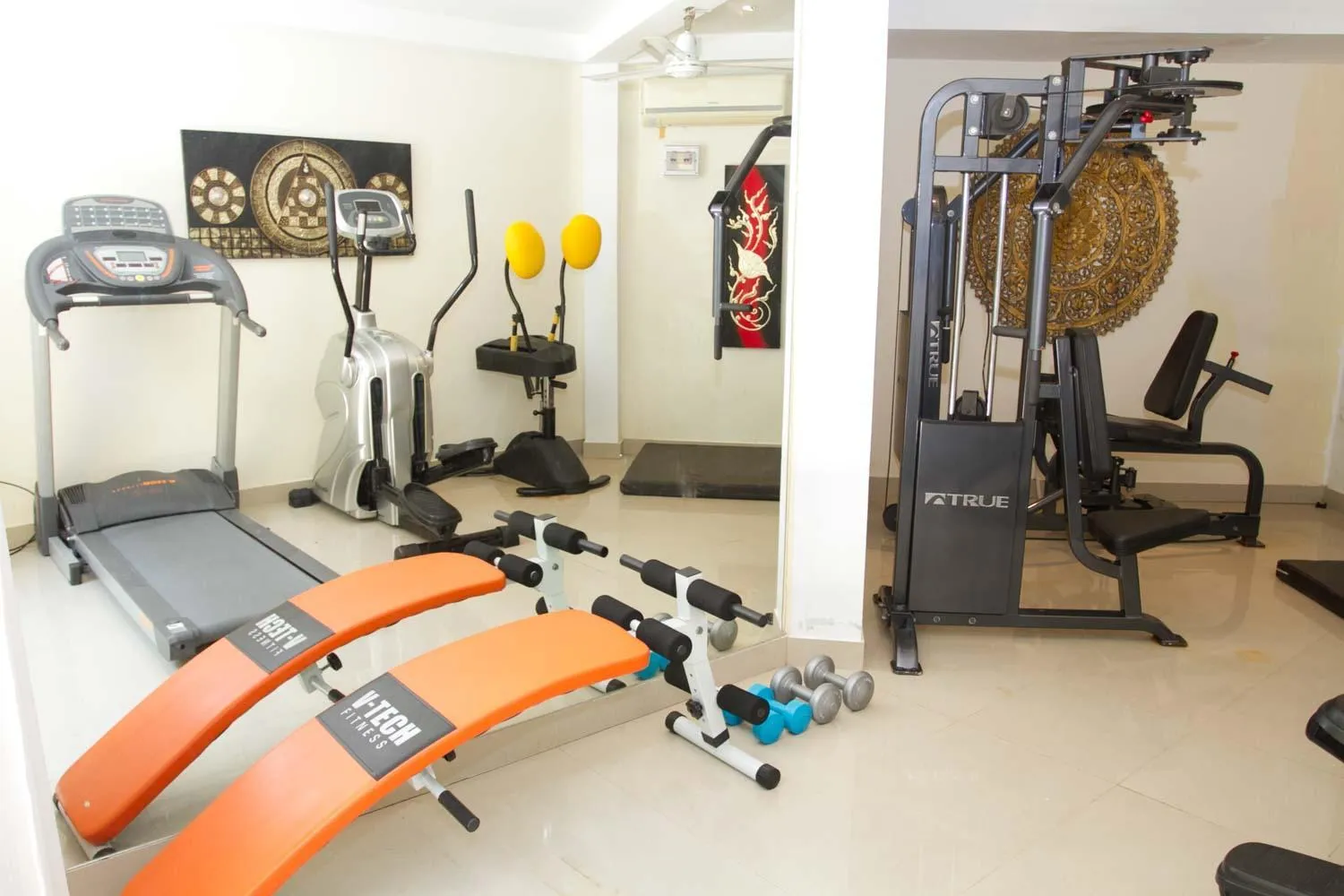 Fitness centre/facilities in VIP Chain Resort Pool Villa