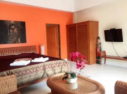 Bed in VIP Chain Resort Pool Villa