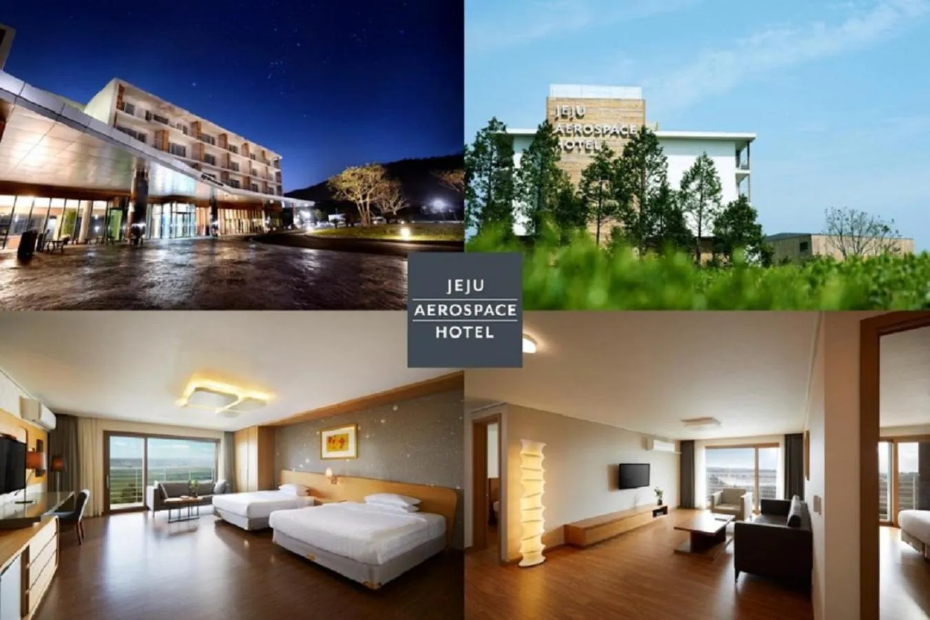 Property building, Bed in Jeju Aerospace Hotel