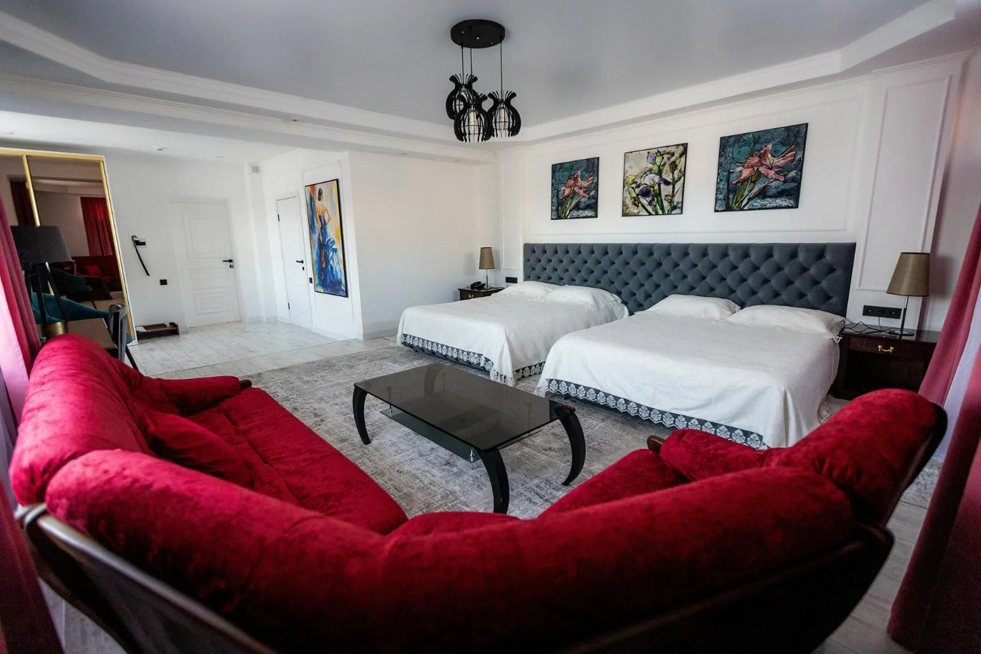 Bed in Metelitsa Hotel