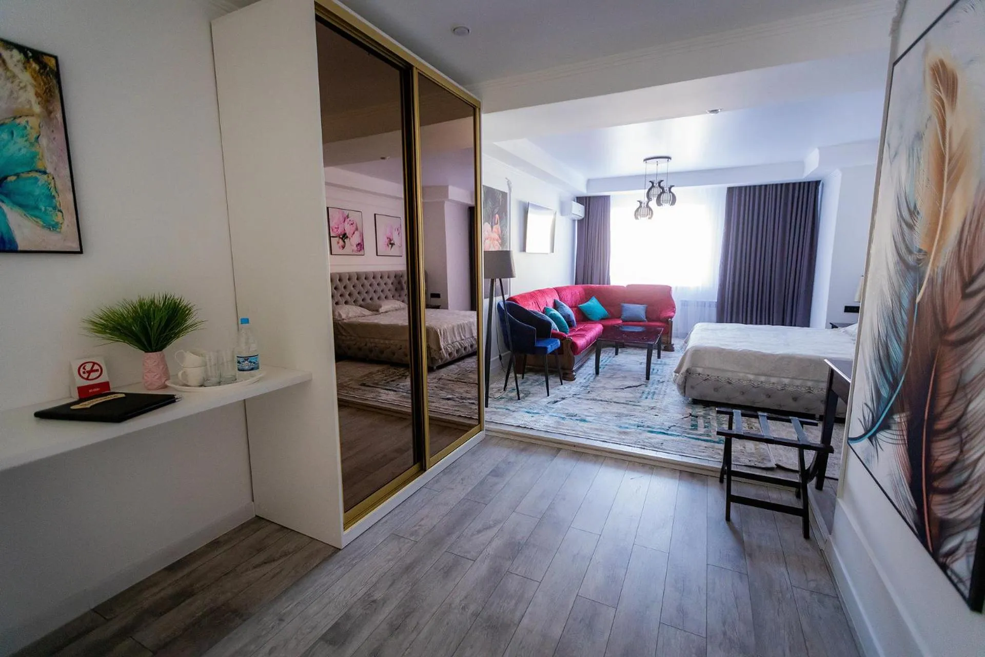 Bed in Metelitsa Hotel