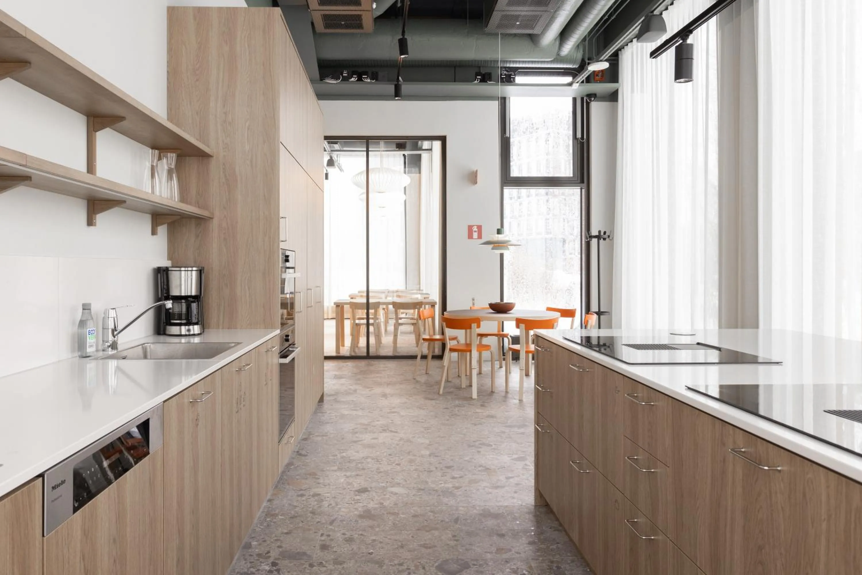 Dining area in Noli Otaniemi