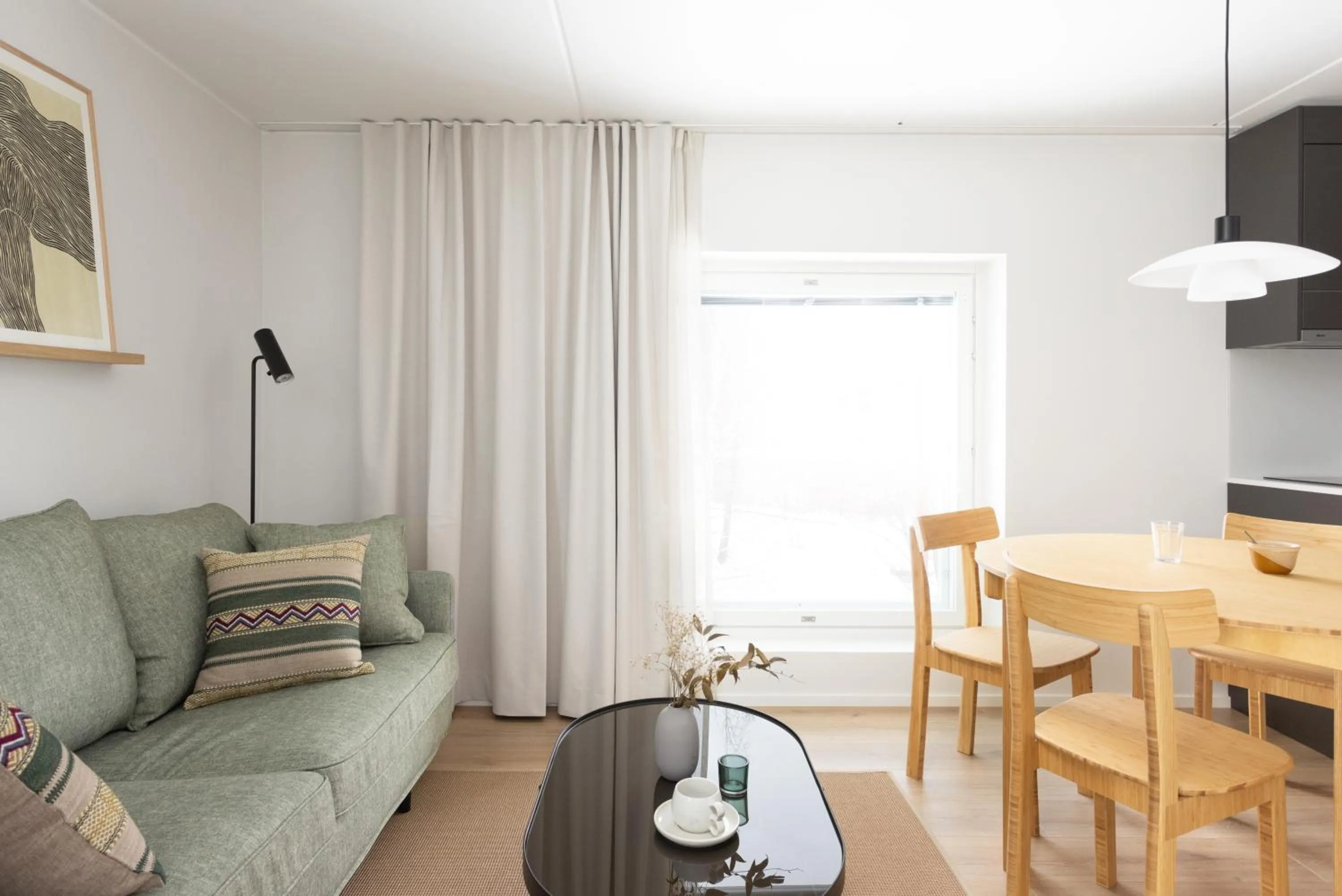 Living room in Noli Otaniemi