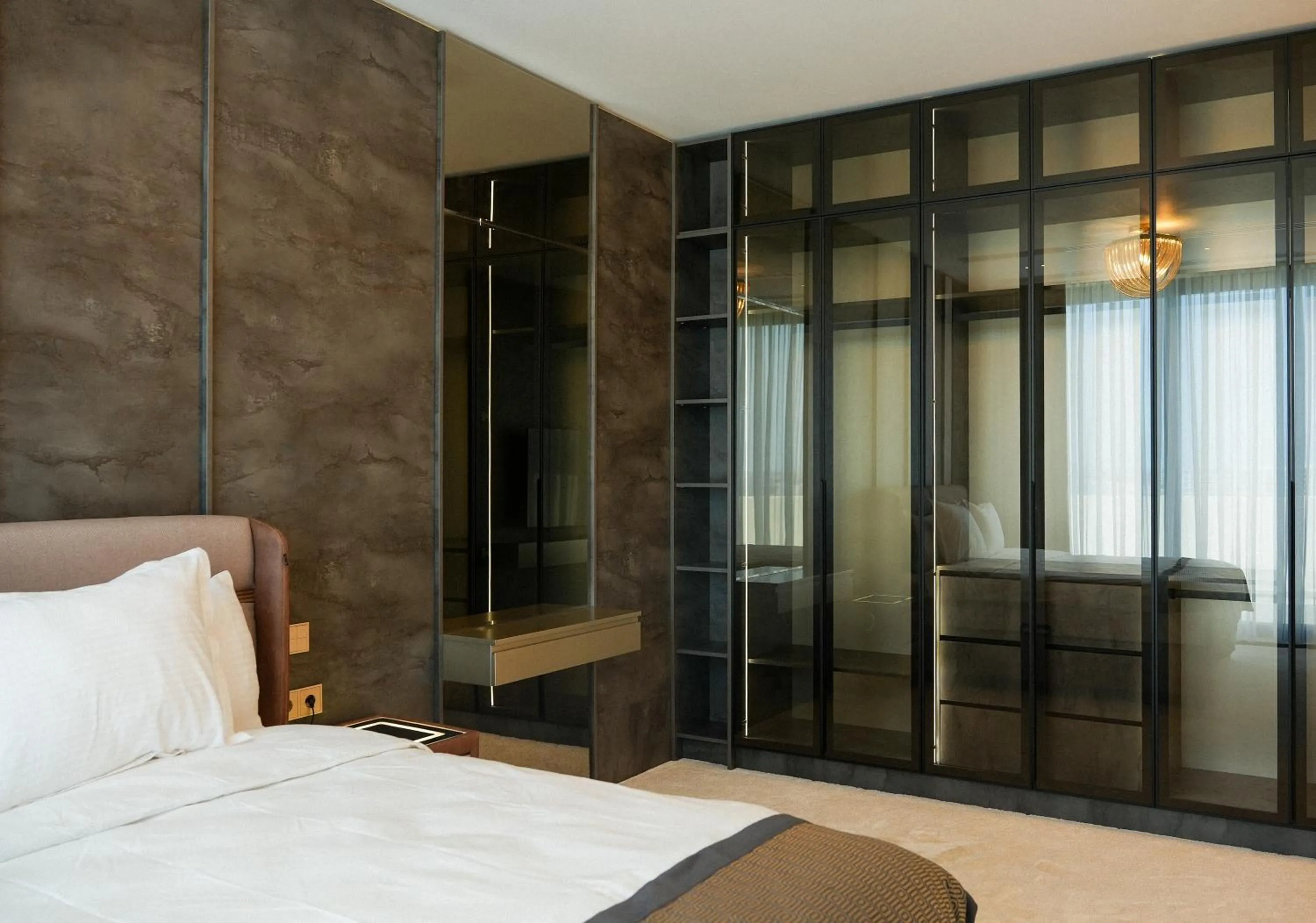 Bed in Hotel Building Stefan Resort I Nord