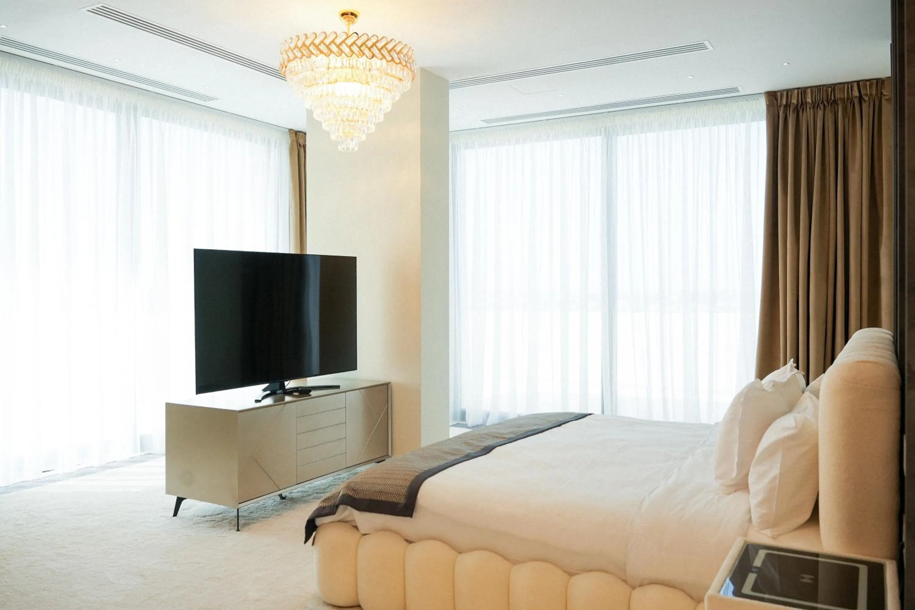 Bed in Hotel Building Stefan Resort I Nord