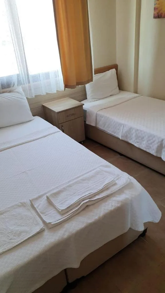 Bed in Lebedos Apart Hotel 1