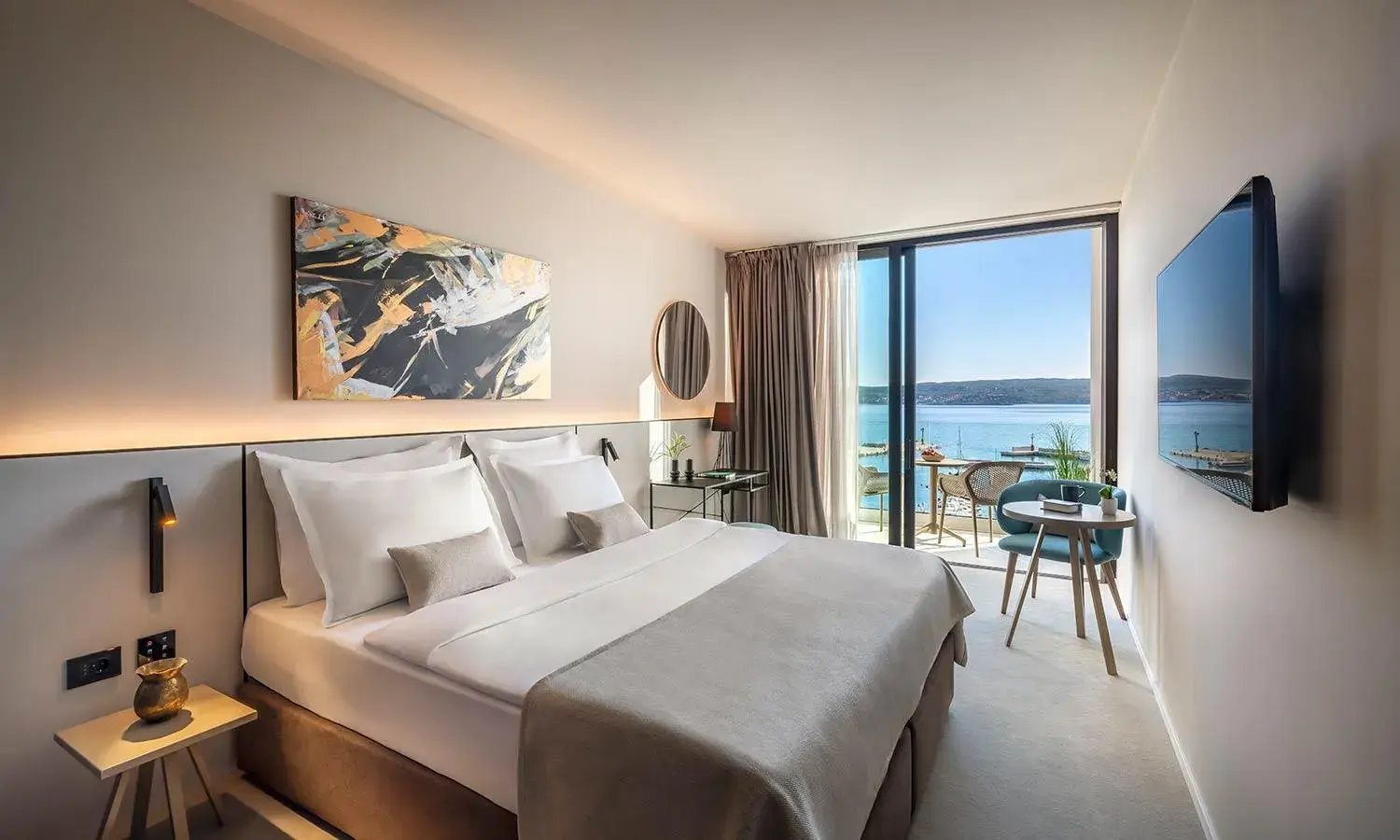 Bed in Aminess Younique Narrivi Hotel Bed in Aminess Younique Narrivi Hotel