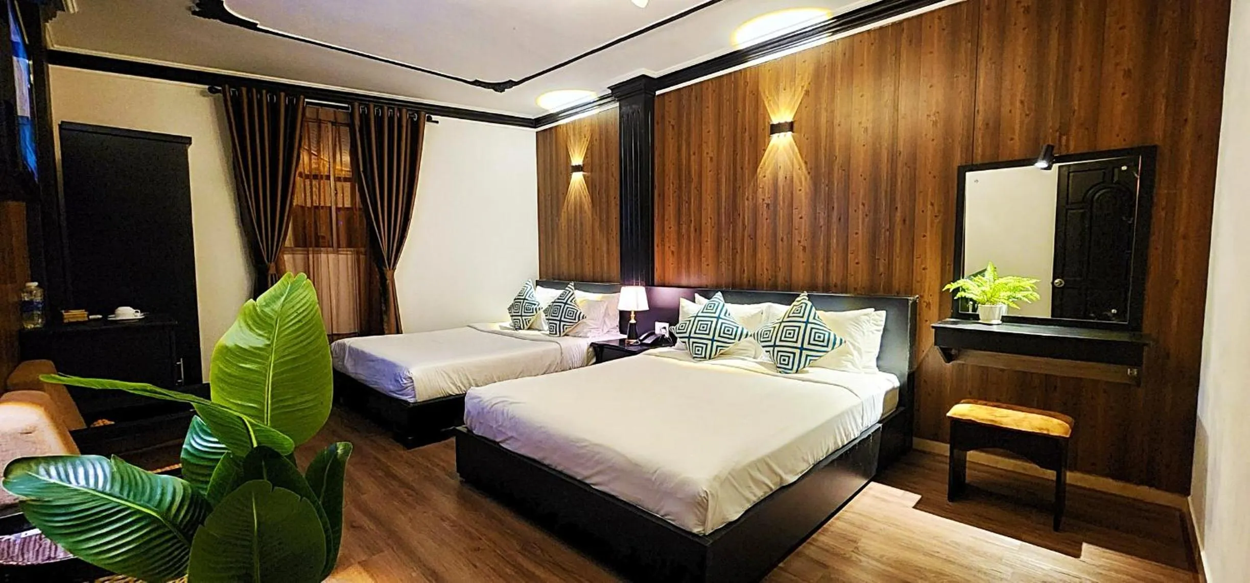 Bed in ROSA ZEN Hotel Spa