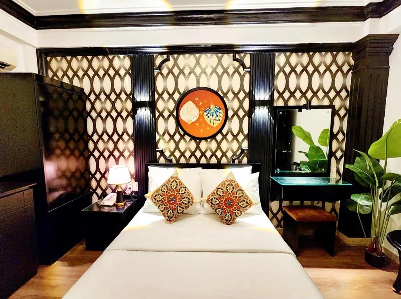 Bed in ROSA ZEN Hotel Spa