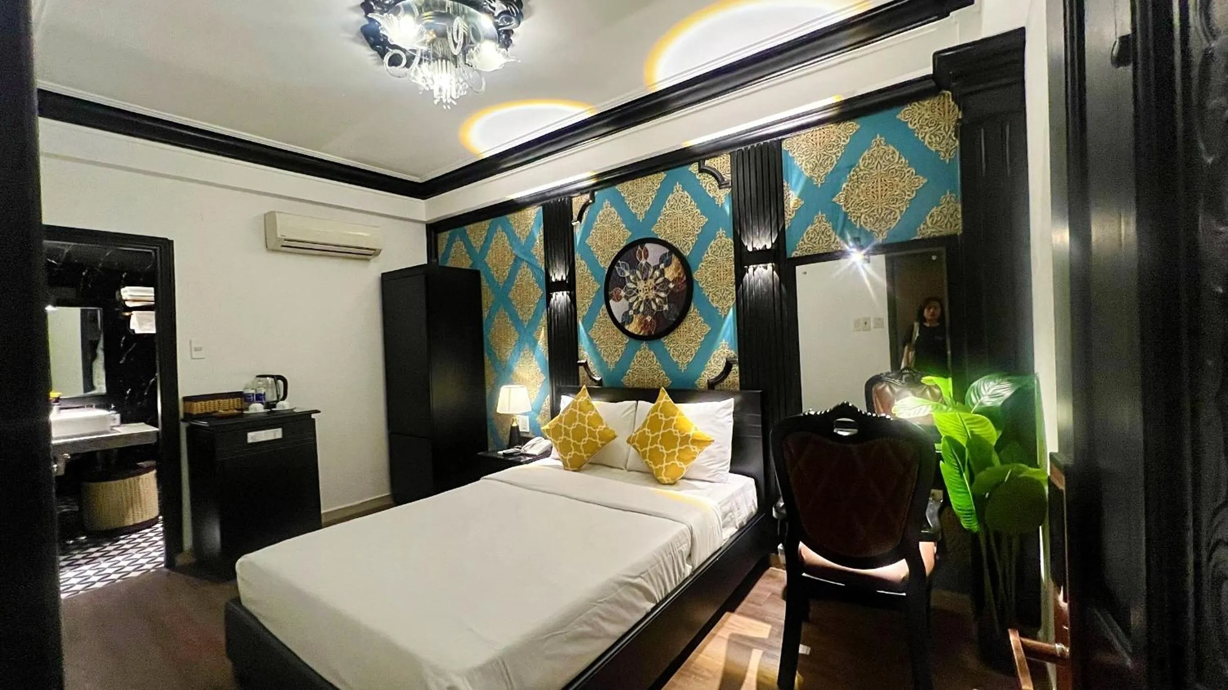 Bed in ROSA ZEN Hotel Spa