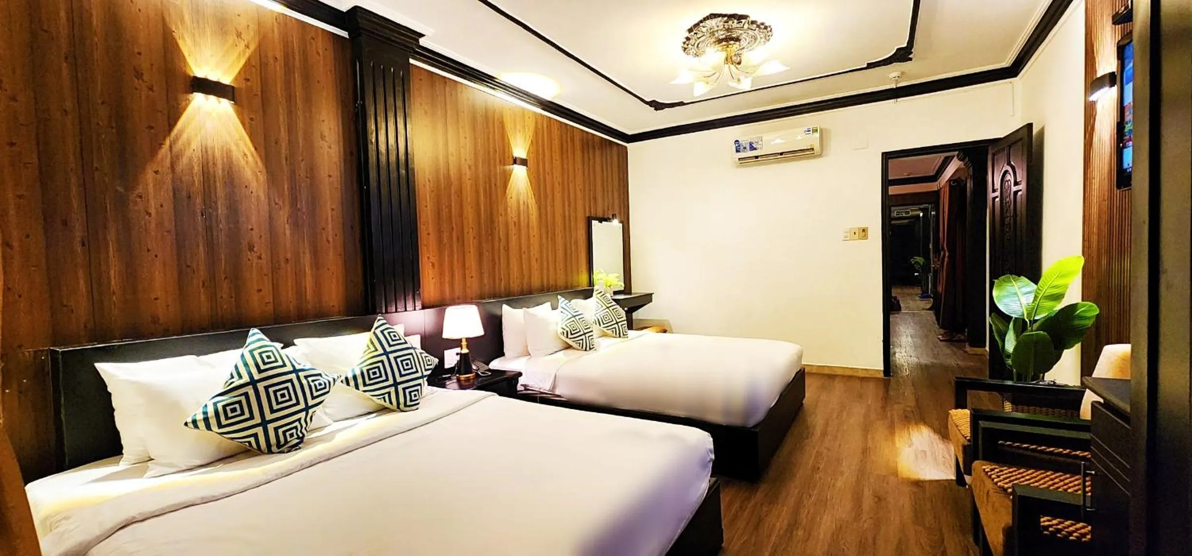 Bed in ROSA ZEN Hotel Spa