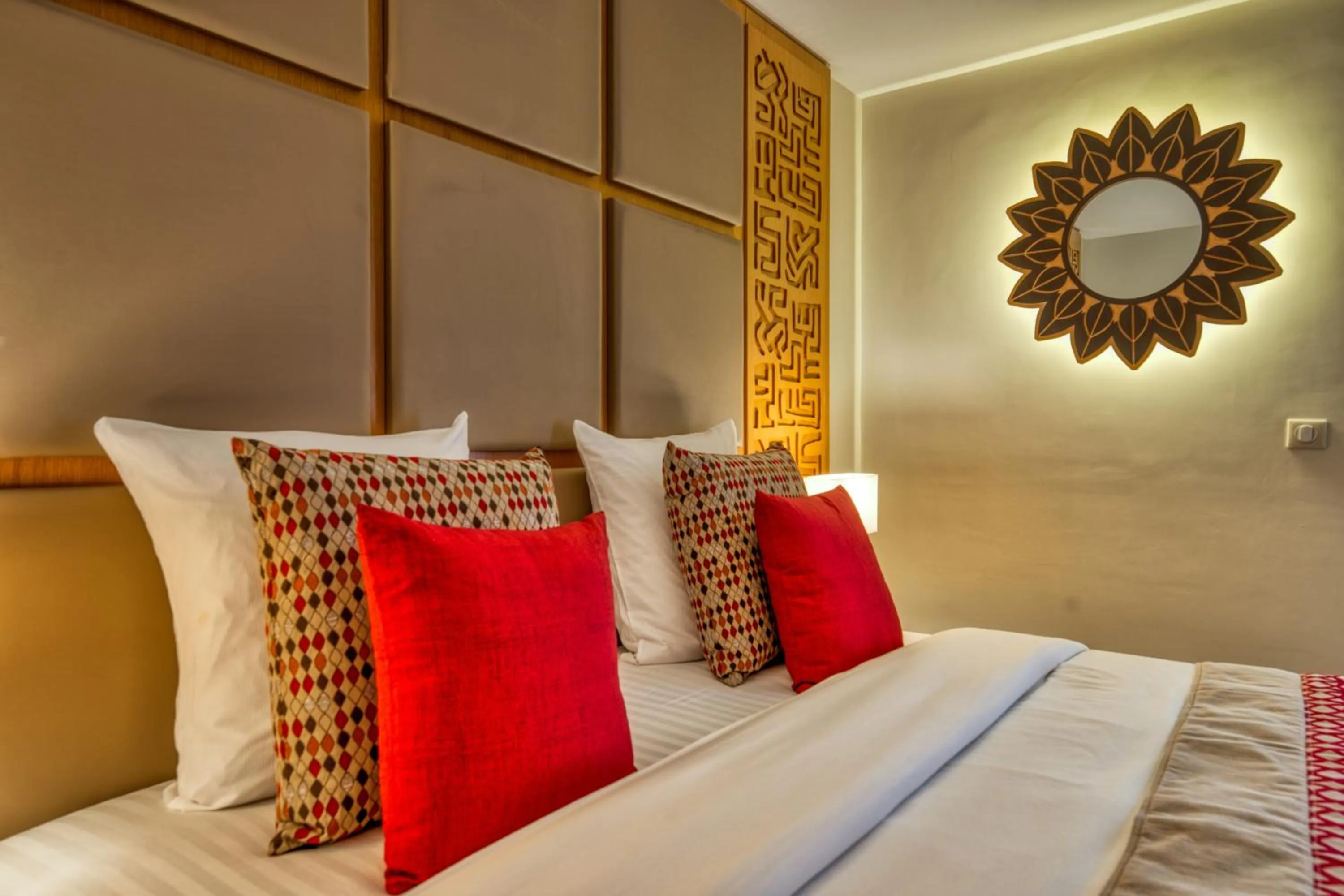 Bed in Azalaï Hôtel Dakar