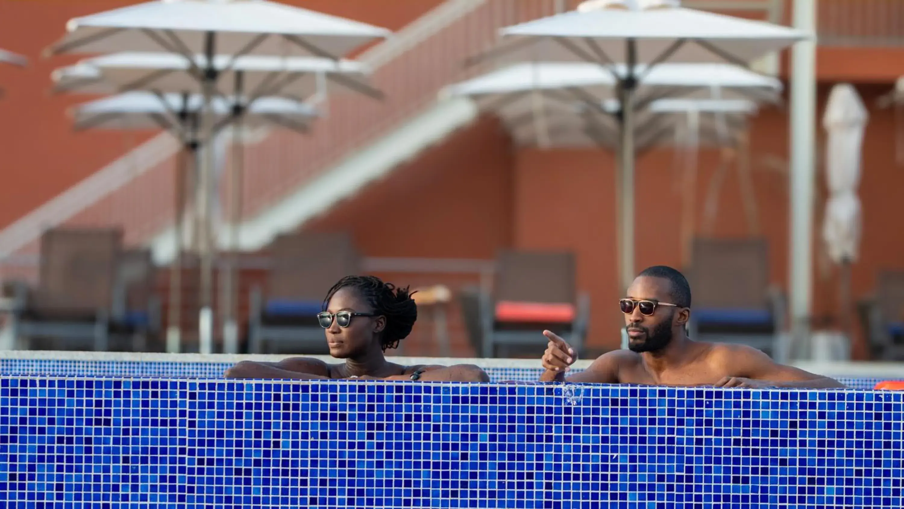 Swimming pool in Azalaï Hôtel Dakar Swimming pool in Azalaï Hôtel Dakar