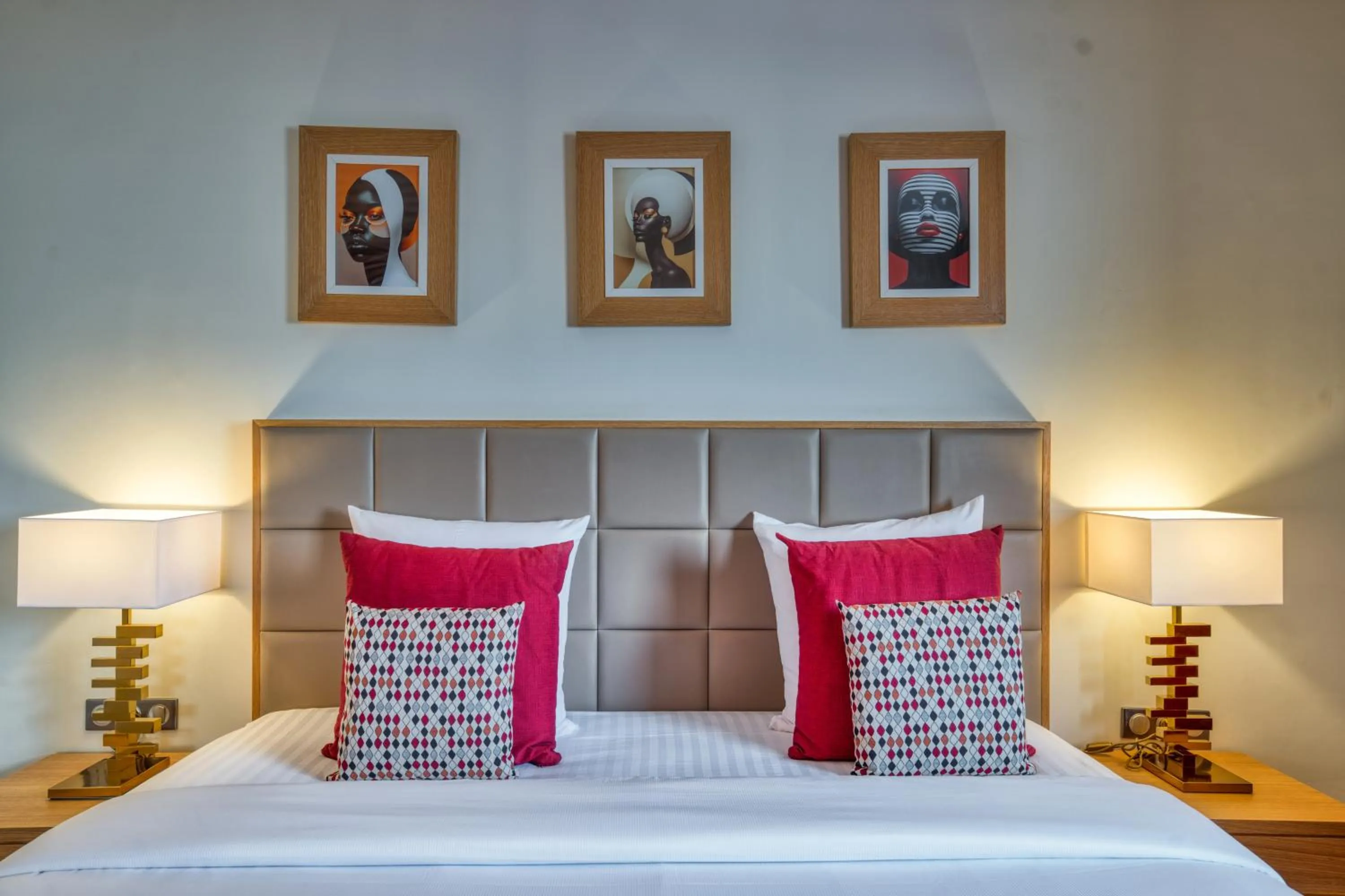 Bed in Azalaï Hôtel Dakar