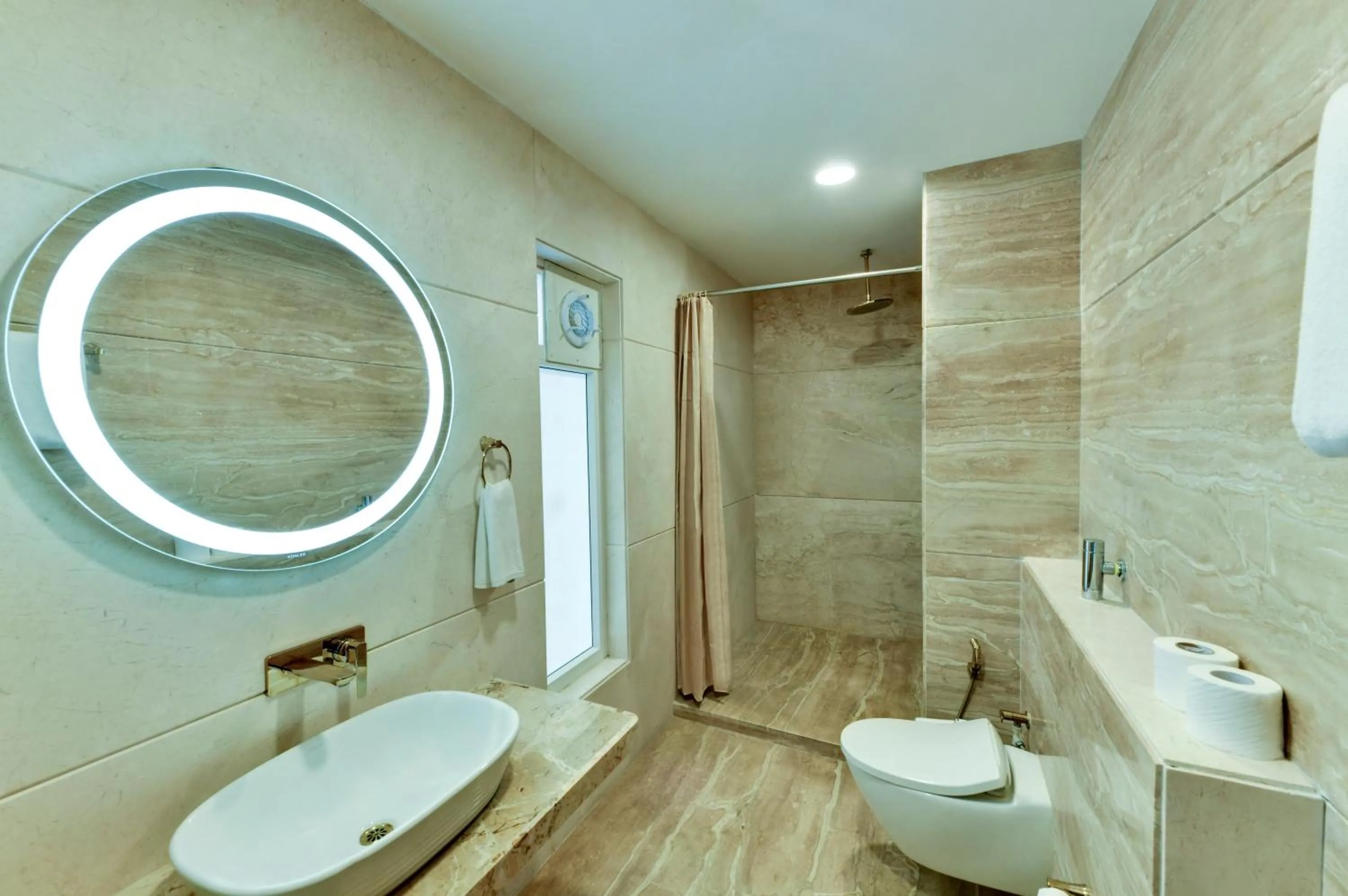 Bathroom in Sportico Resort Bangalore