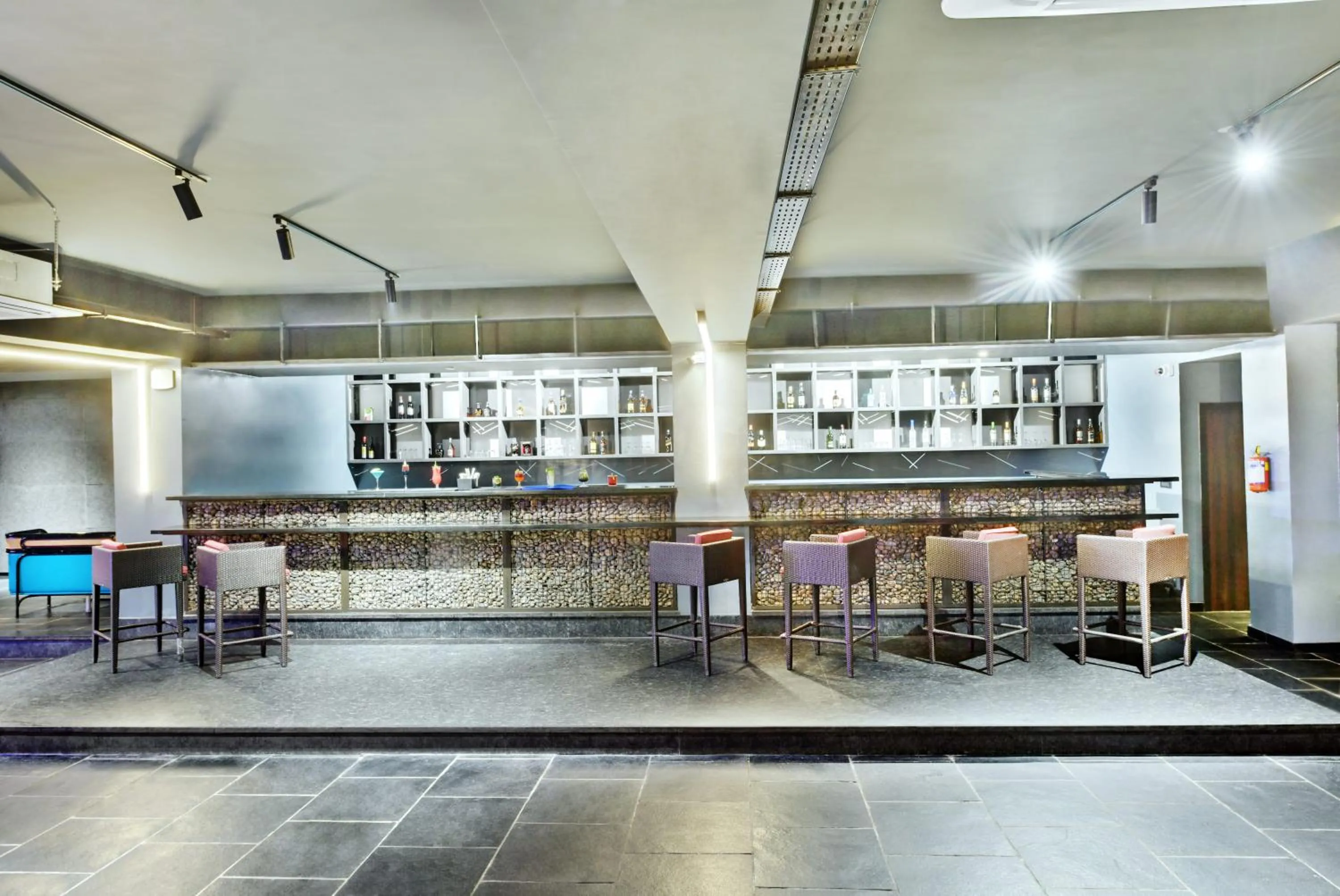 Seating area in Sportico Resort Bangalore