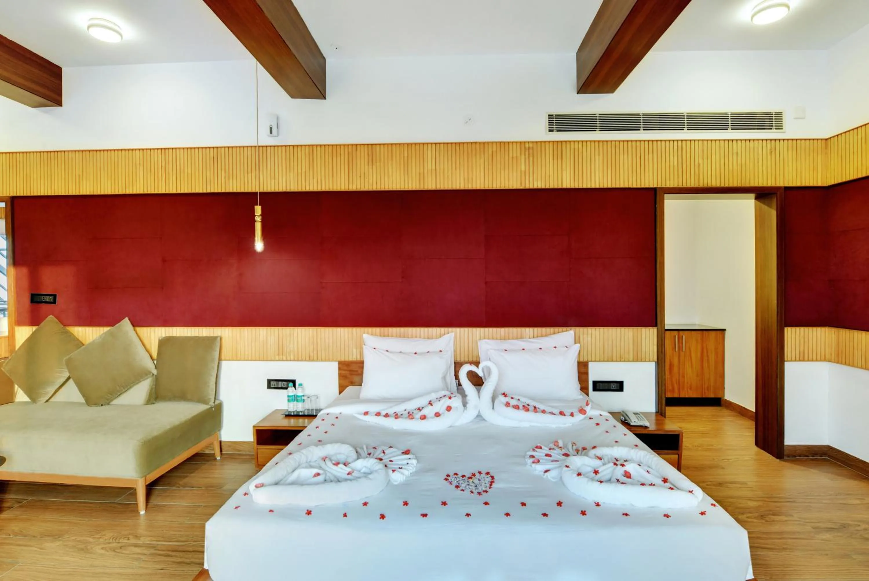 Bedroom, Bed in Sportico Resort Bangalore