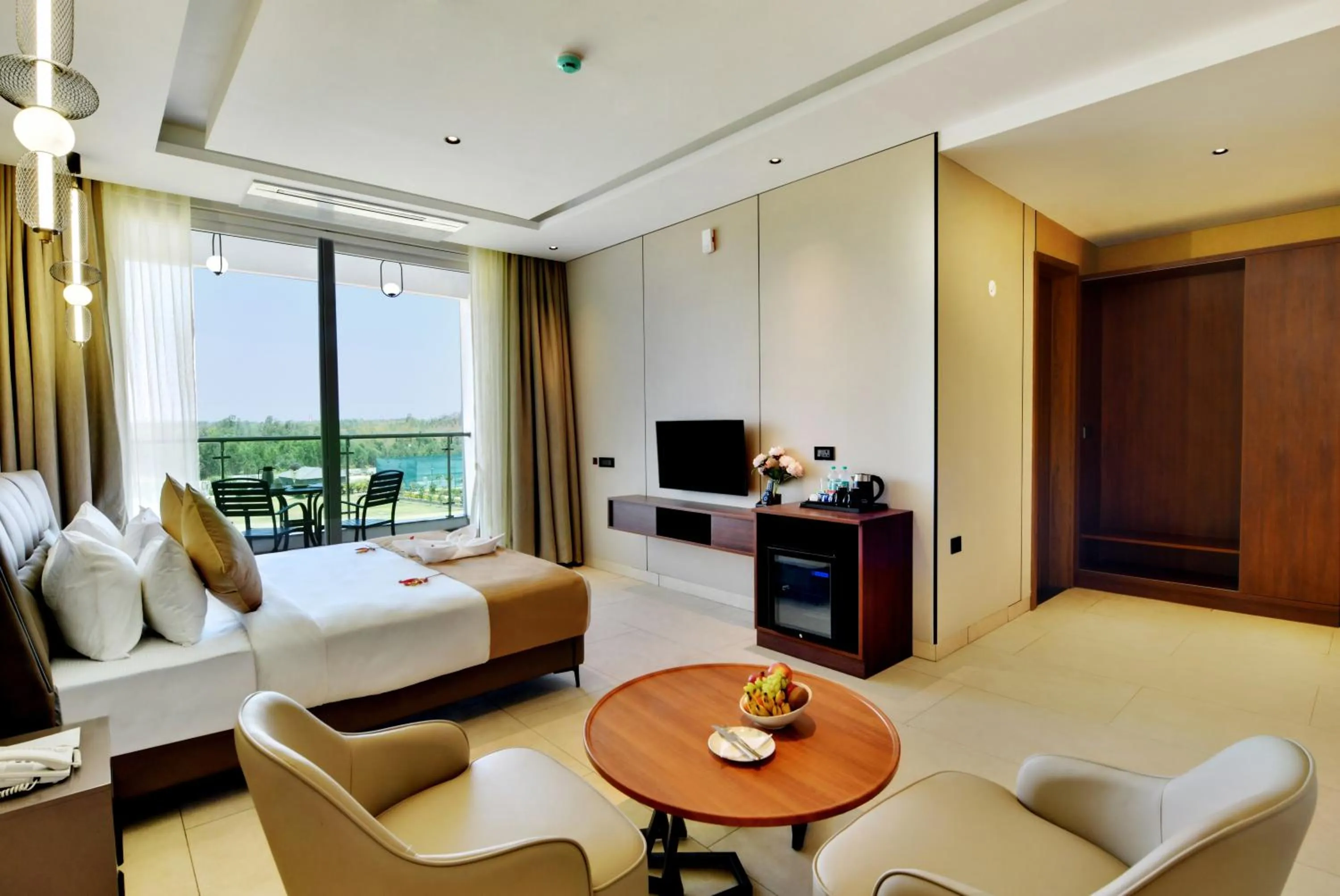 Seating area in Sportico Resort Bangalore