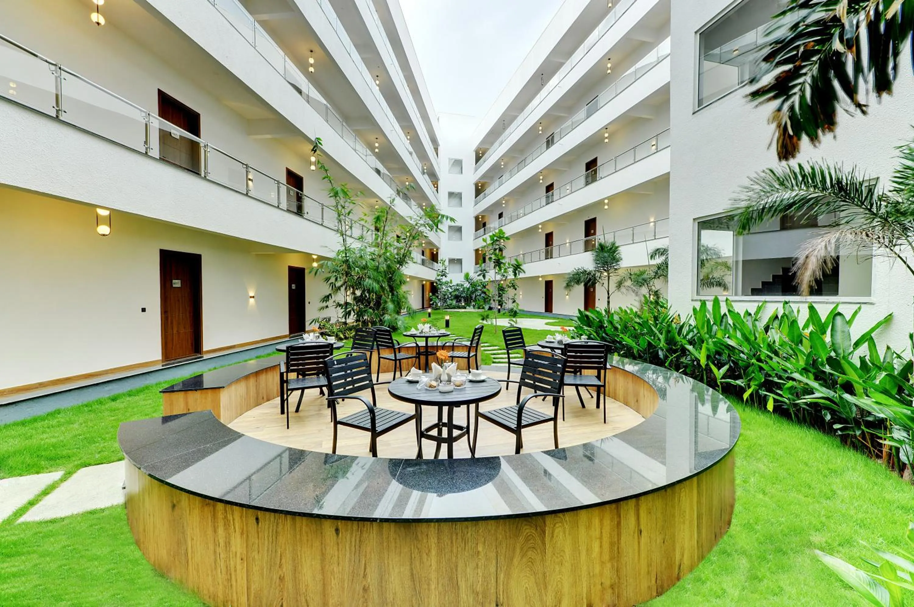 Patio in Sportico Resort Bangalore