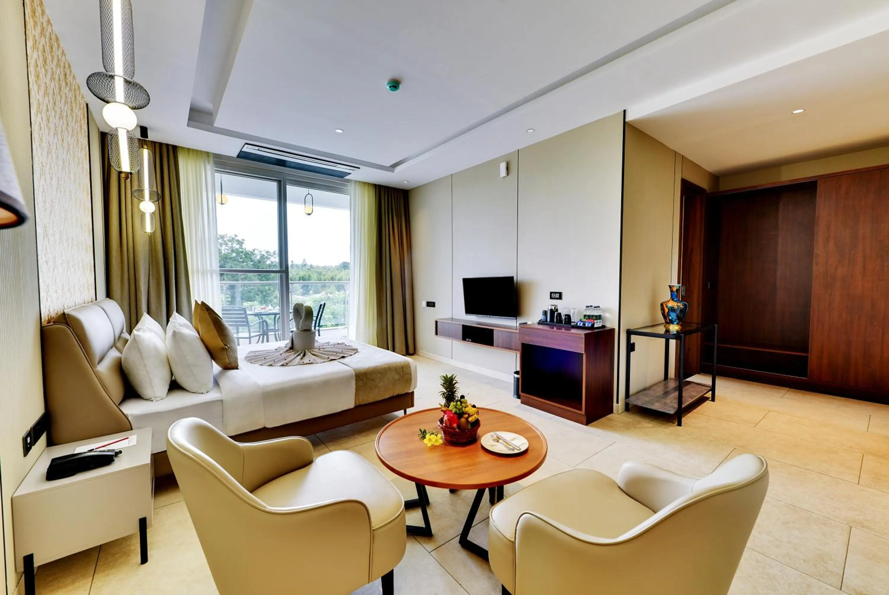 Seating area in Sportico Resort Bangalore