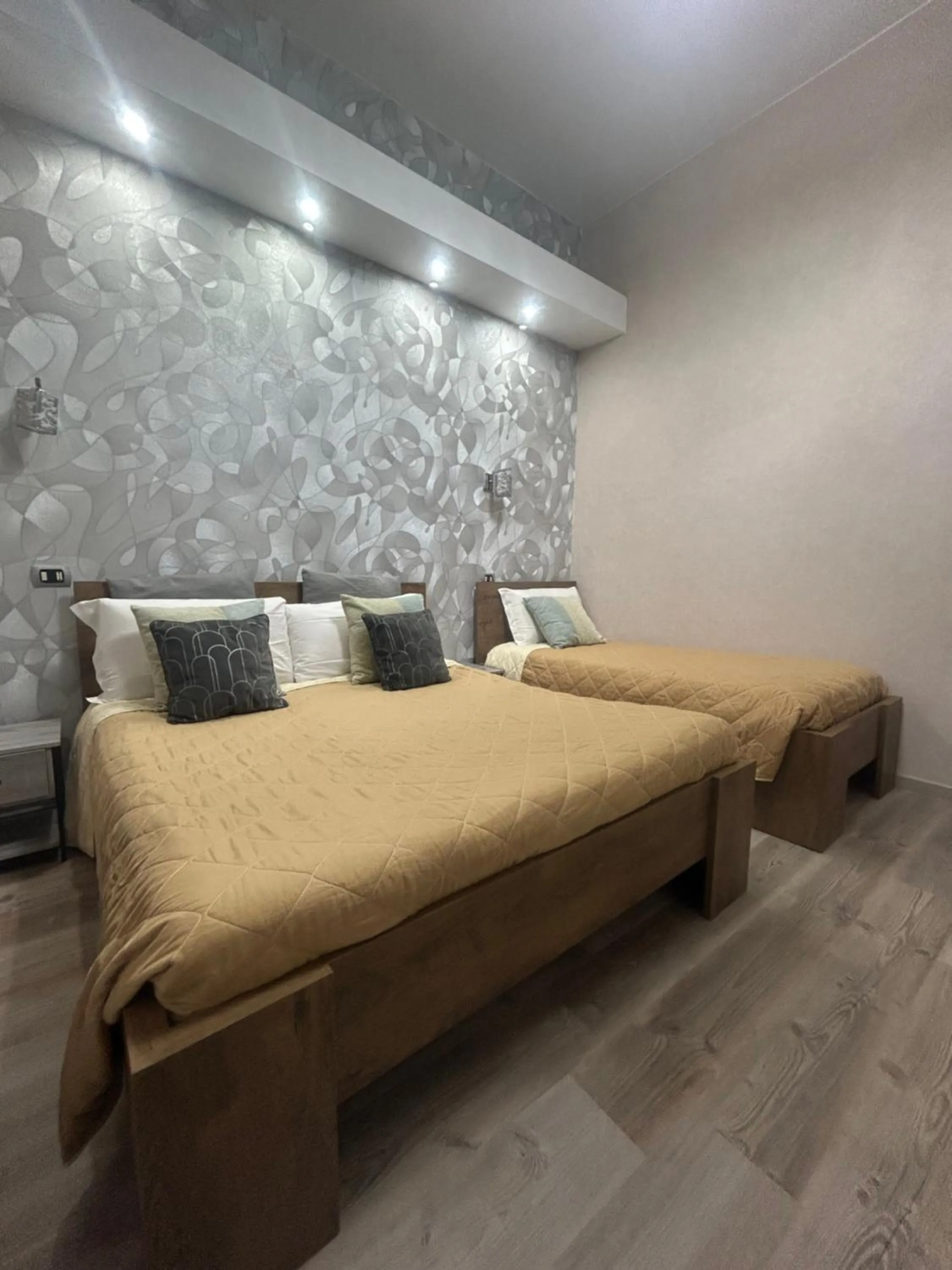 Bed in Vanella Rome Domus