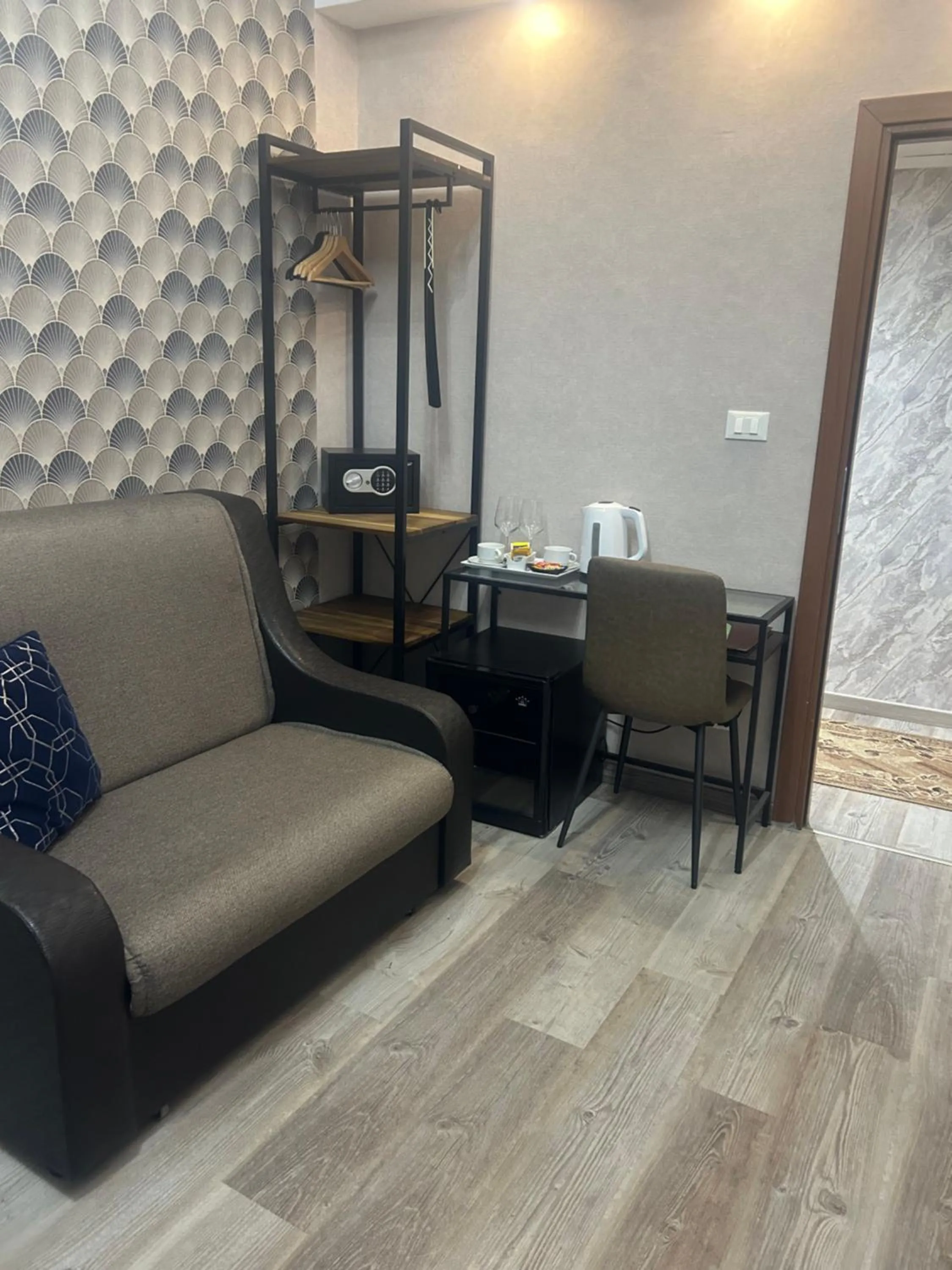 Seating area in Vanella Rome Domus