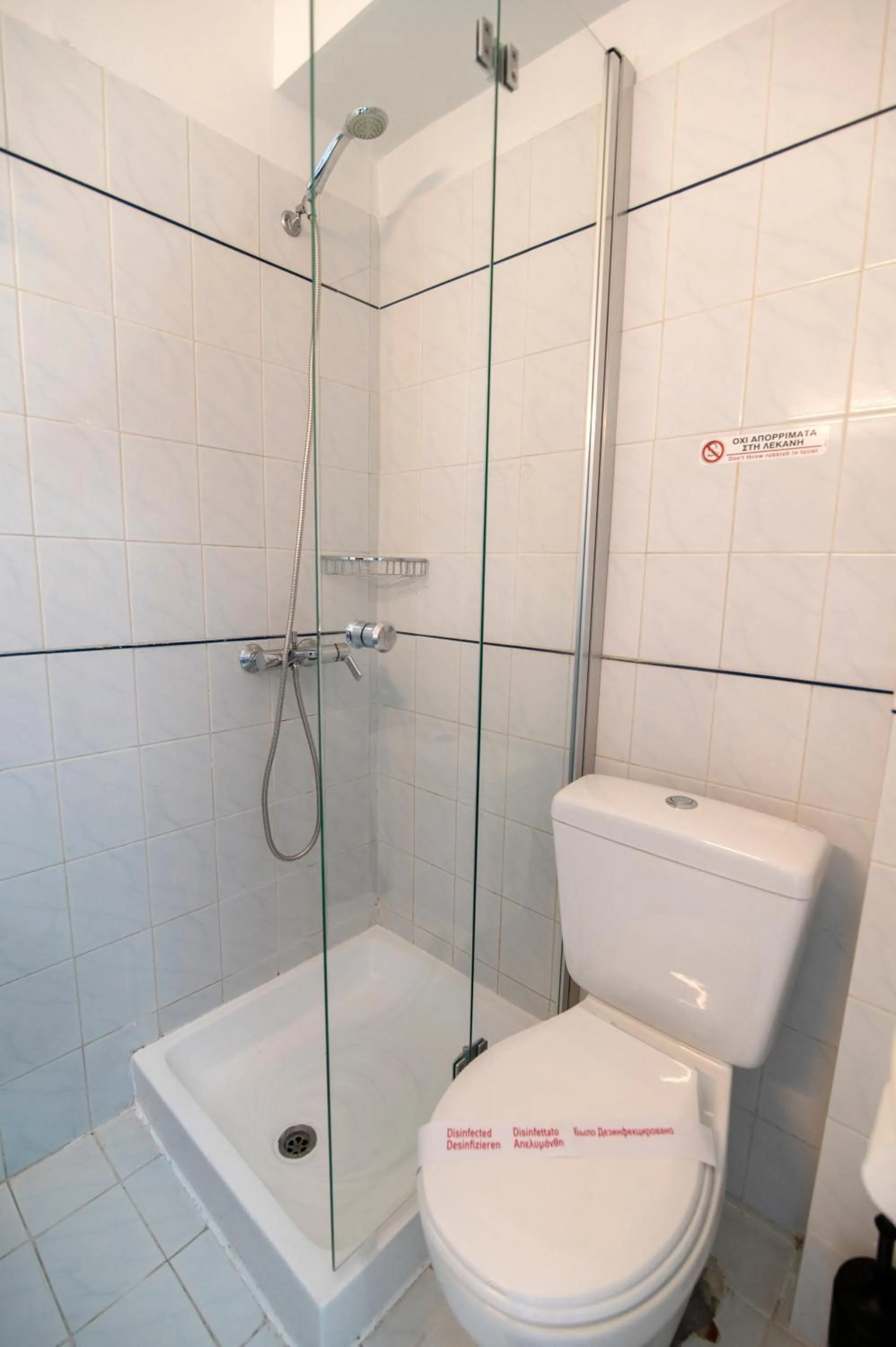 Shower in Jasmine Hotel Apartments