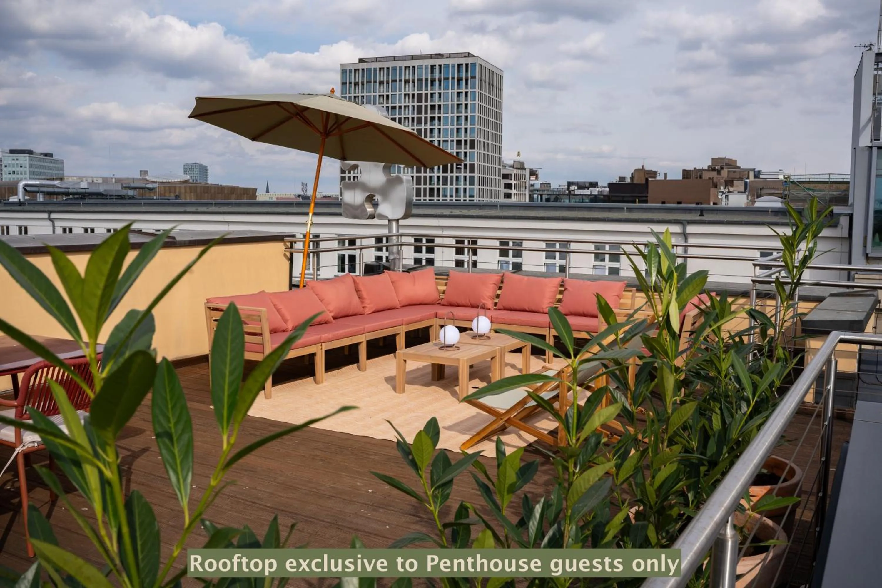 Balcony/Terrace in The Charming by Curt Suites