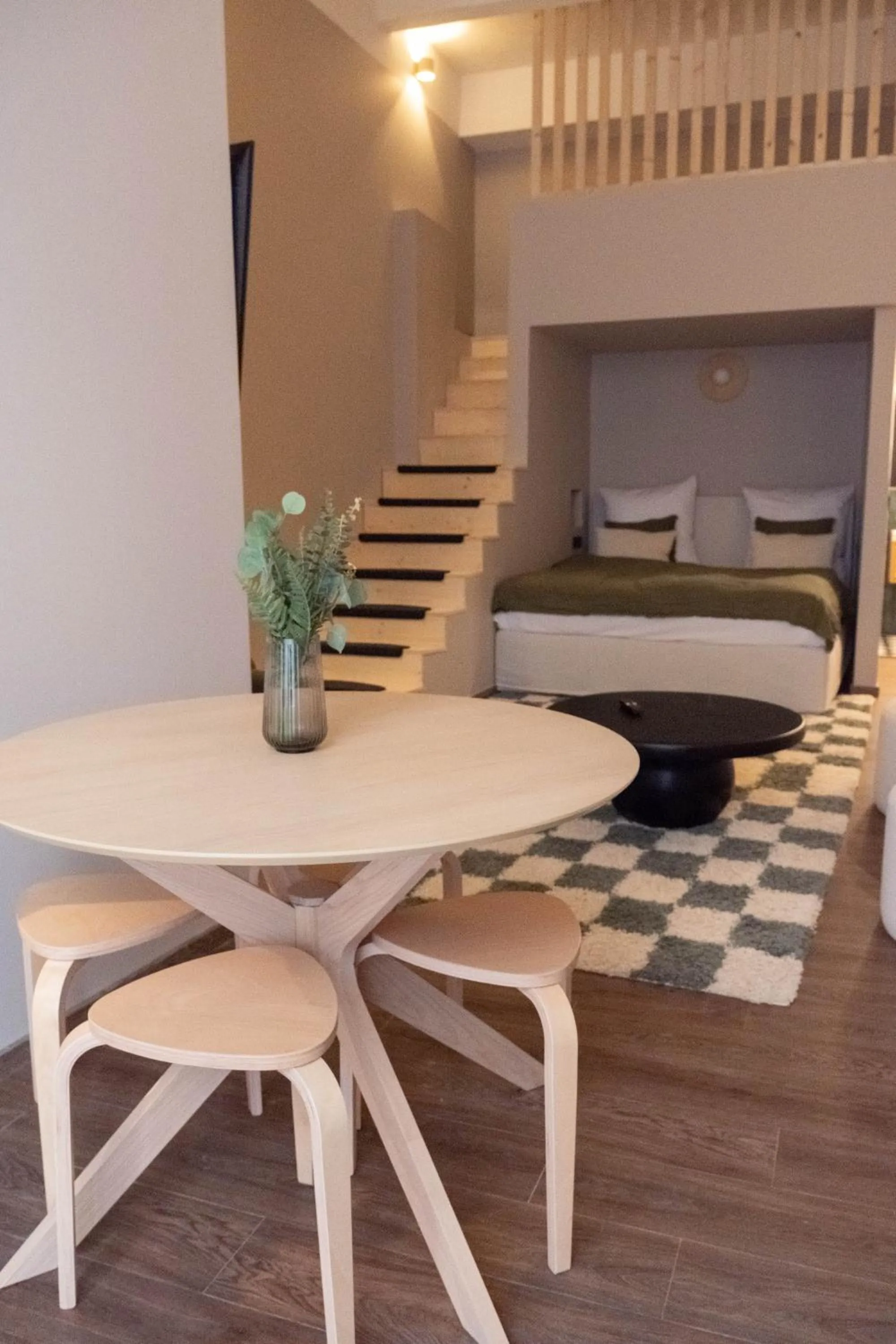 Photo of the whole room in The Charming by Curt Suites