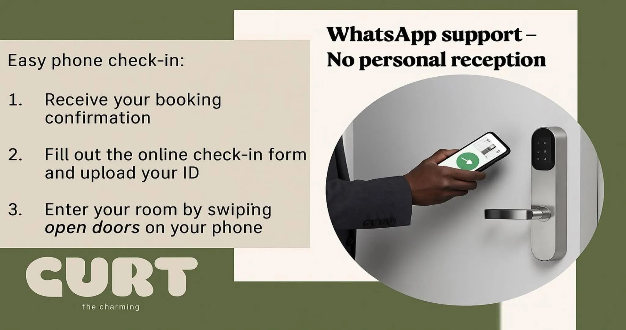 Lobby or reception in The Charming by Curt Suites