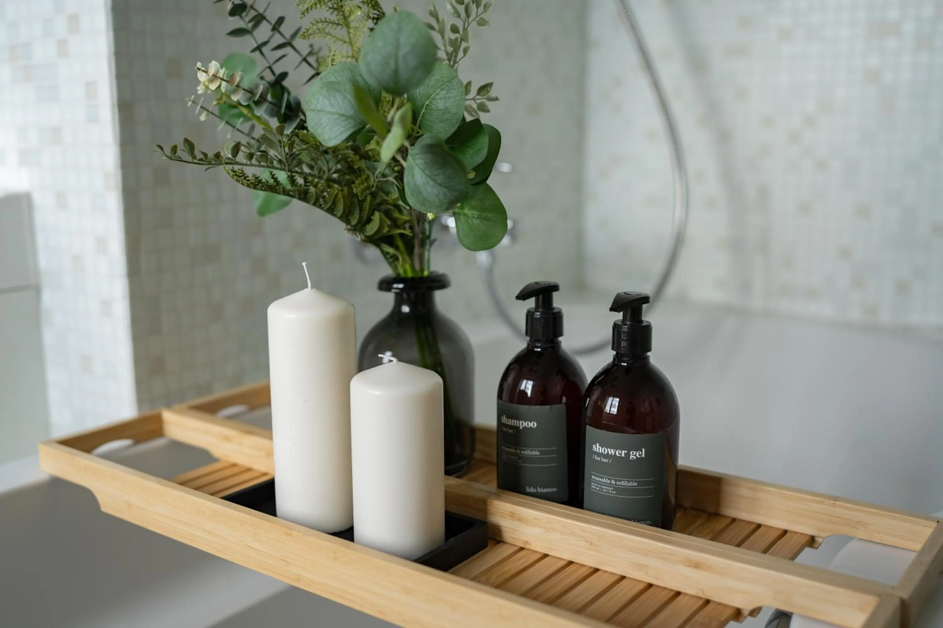 Bath in The Charming by Curt Suites