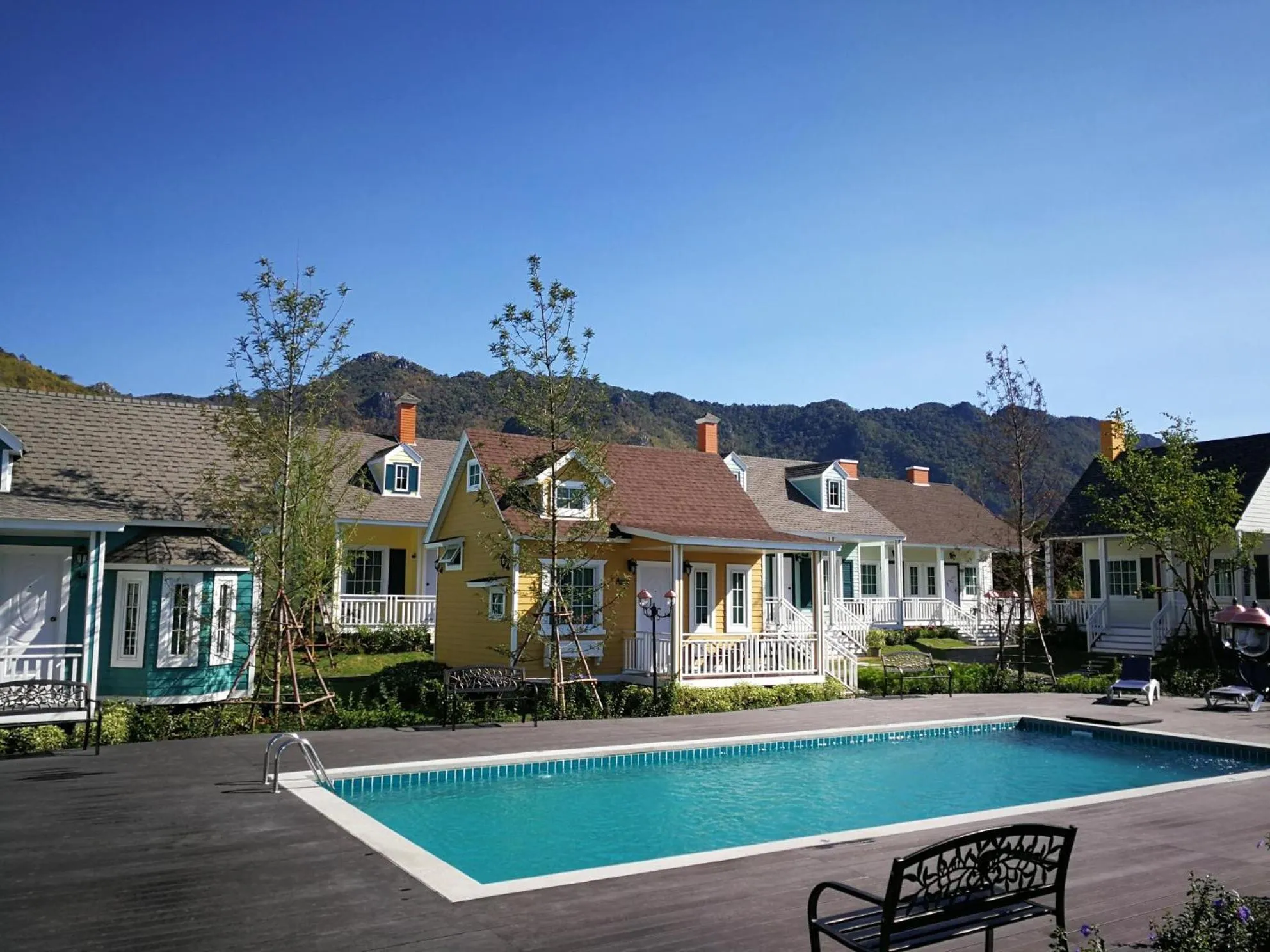 Swimming pool in Vermont Khao Yai Resort