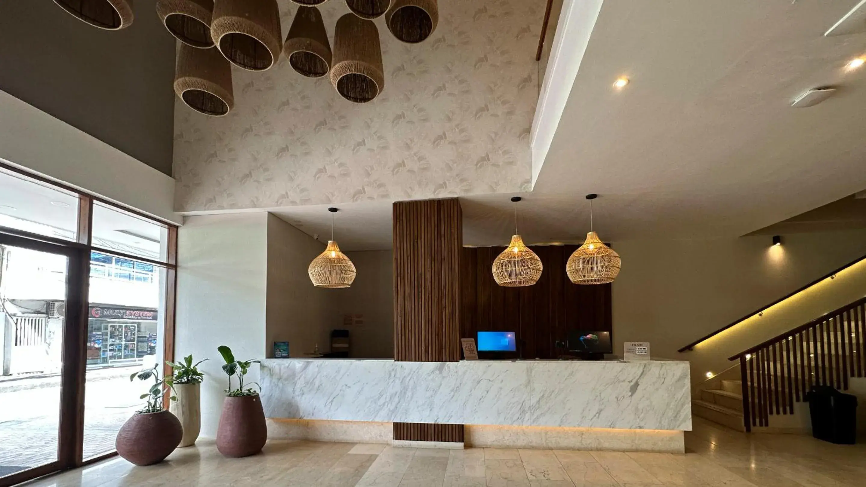 Lobby or reception in Hotel Caribbean by On vacation Lobby or reception in Hotel Caribbean by On vacation