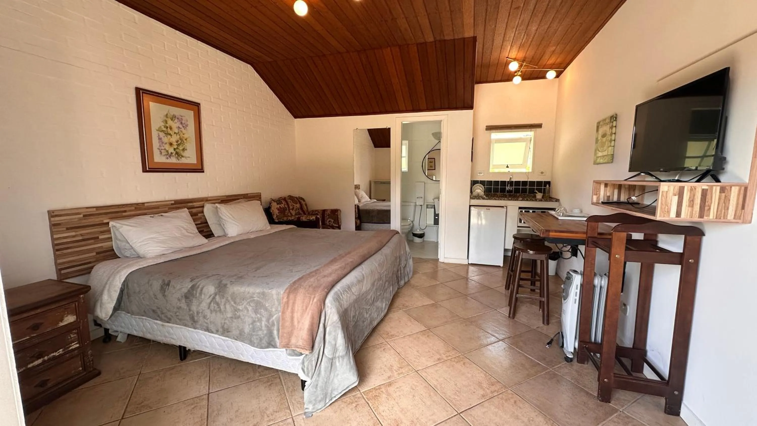 Bed in La Vita Pousada de Charme