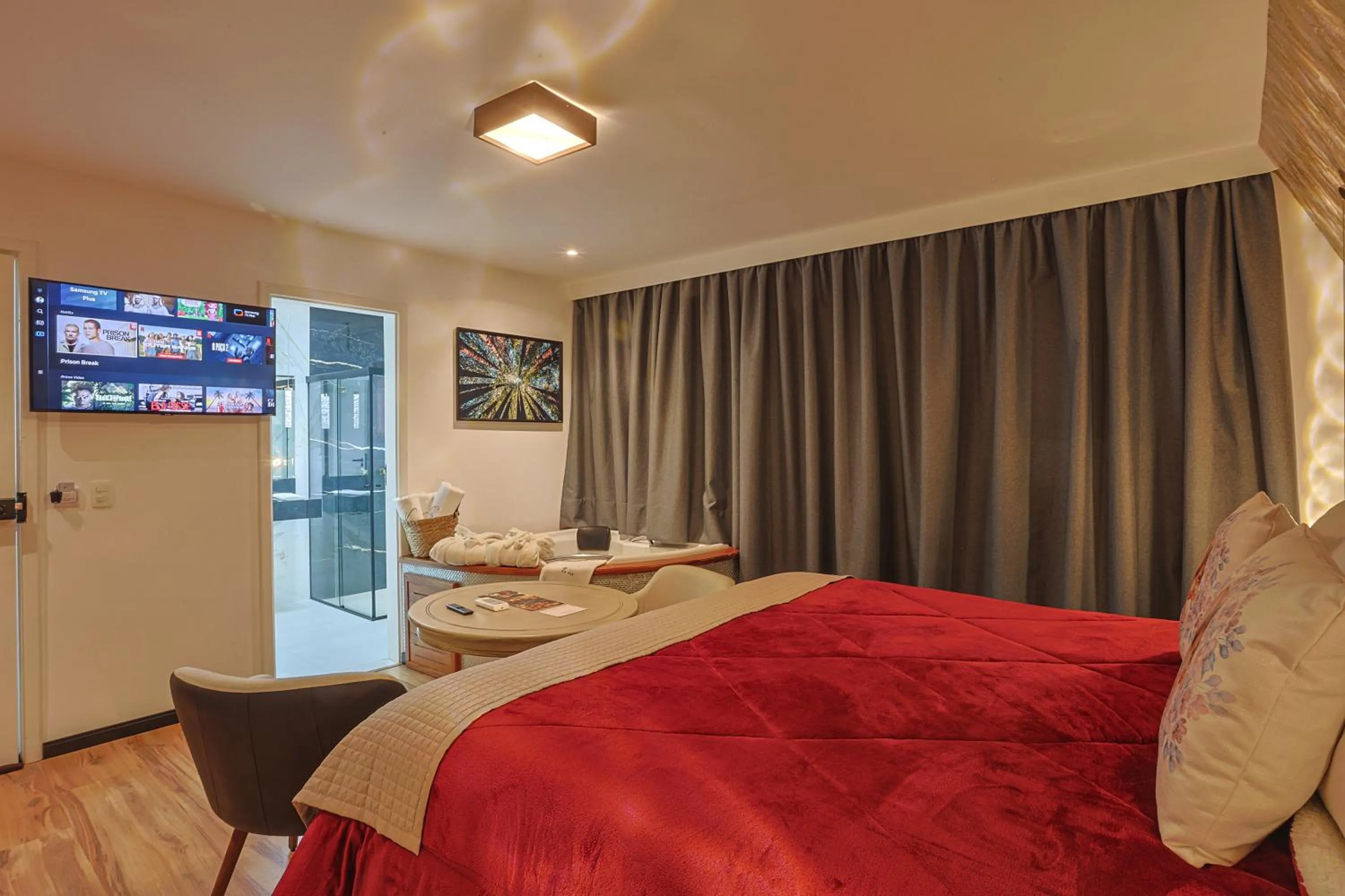 Bed in La Vita Pousada de Charme