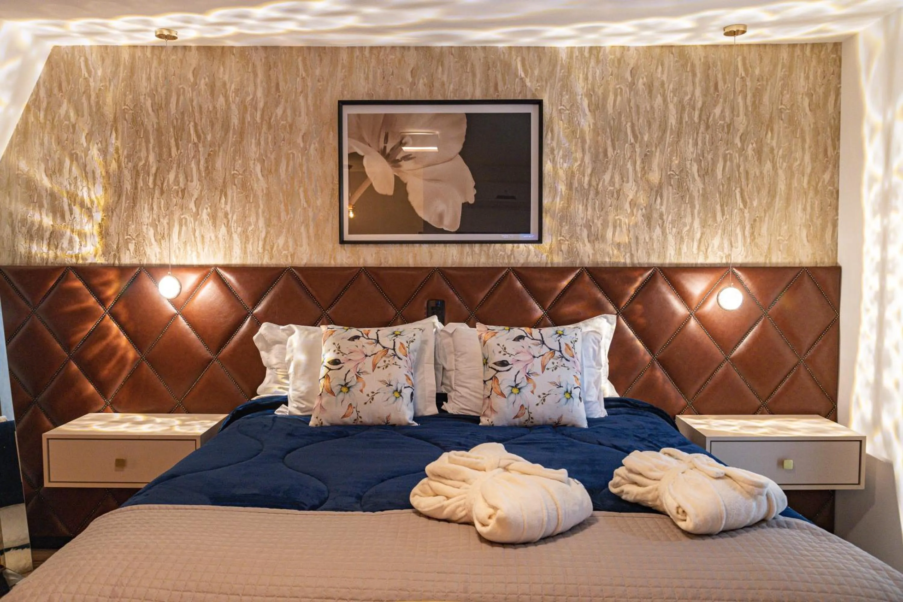 Bed in La Vita Pousada de Charme