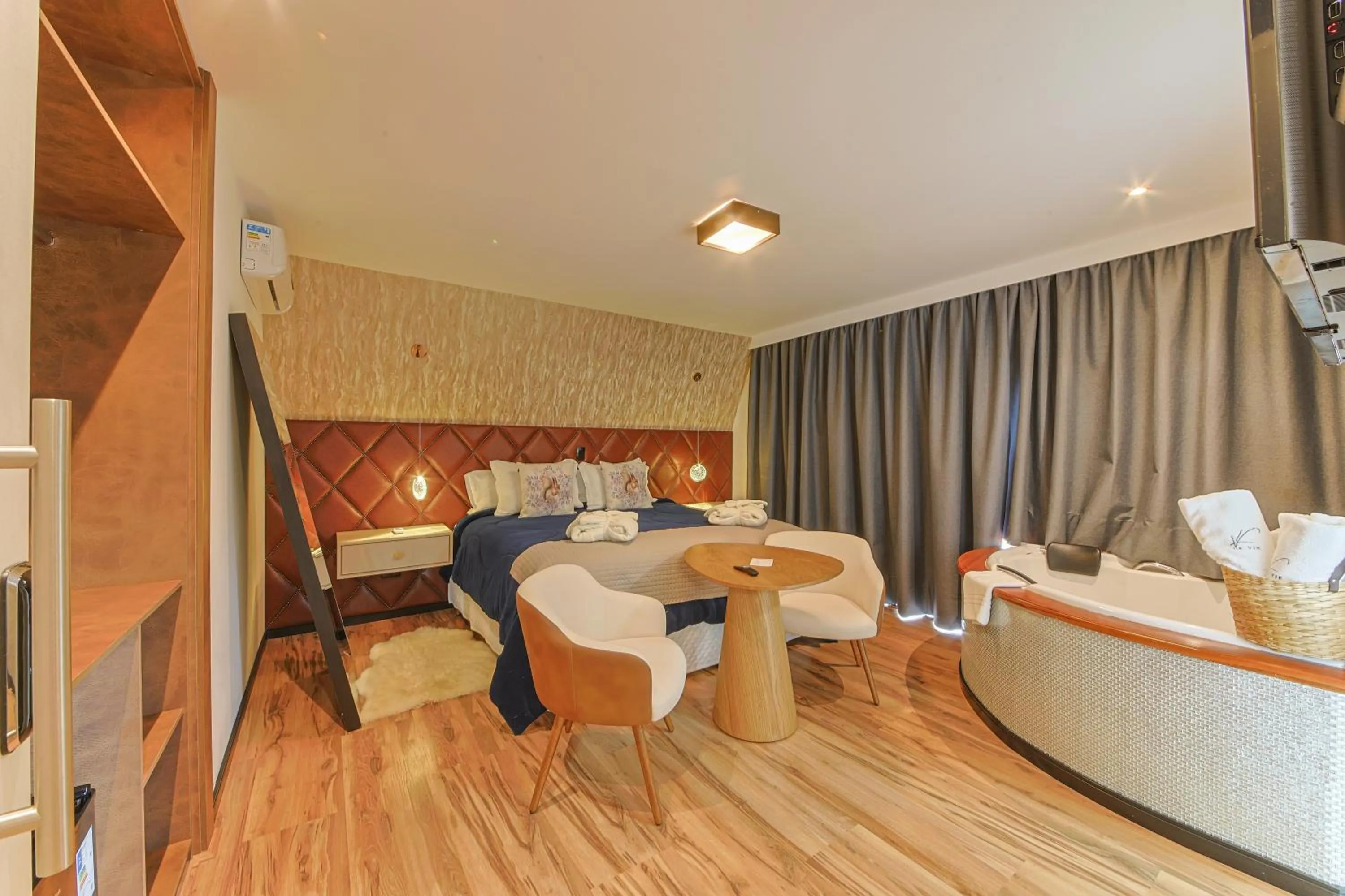 Bed in La Vita Pousada de Charme