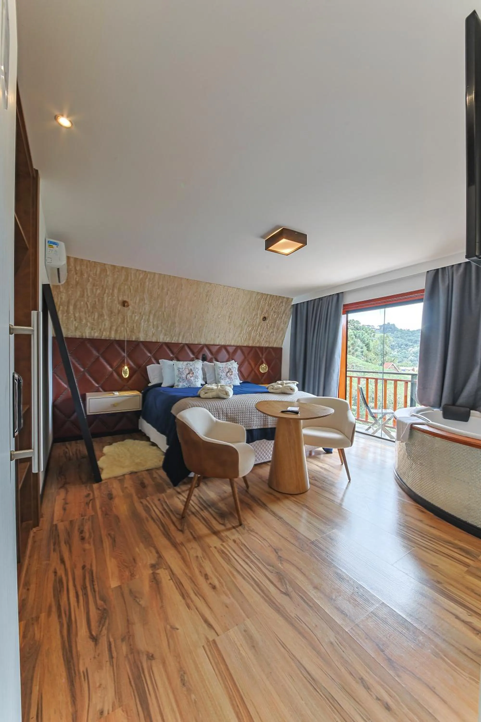 Bed in La Vita Pousada de Charme