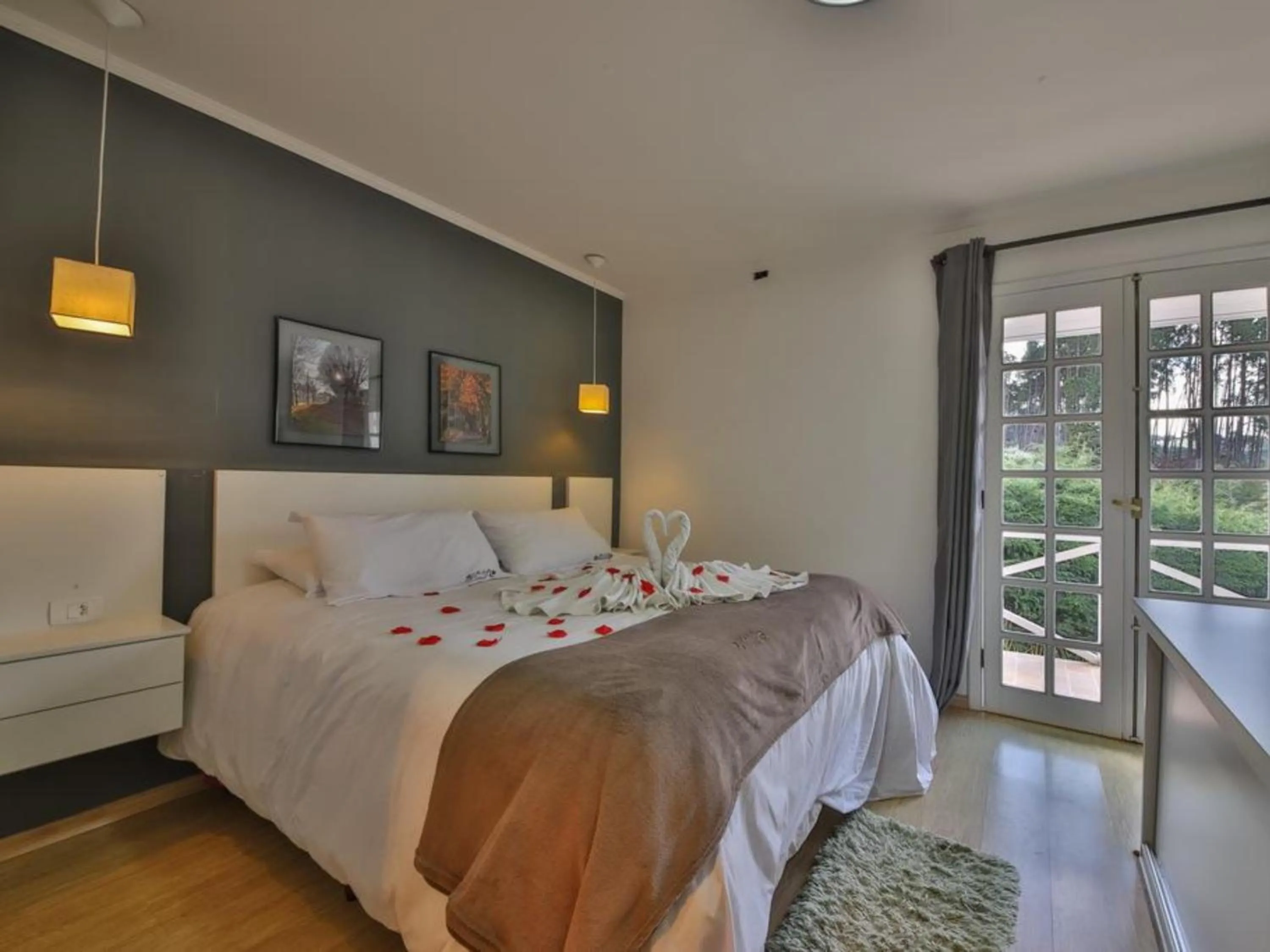 Bed in La Vita Pousada de Charme