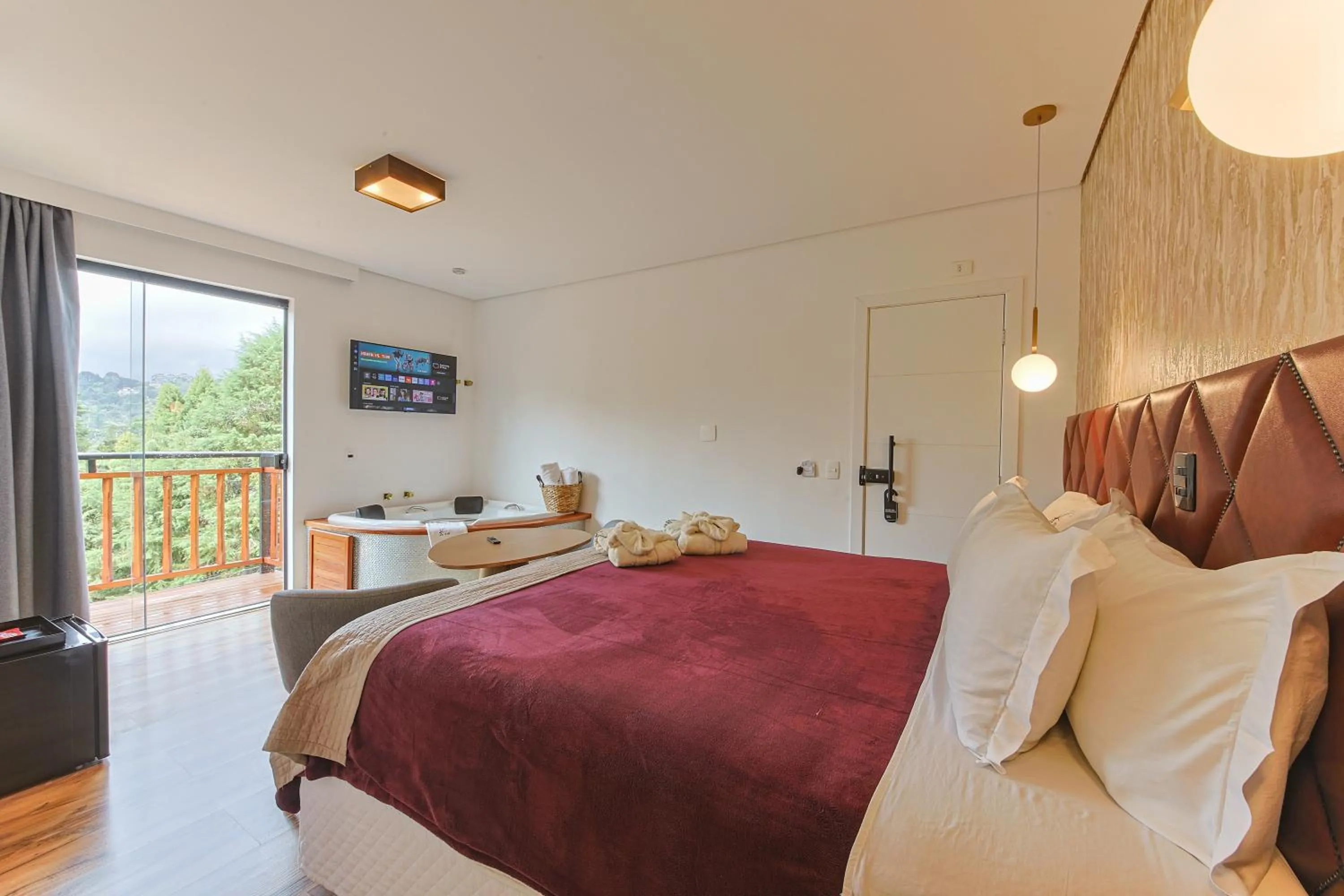 Bed in La Vita Pousada de Charme