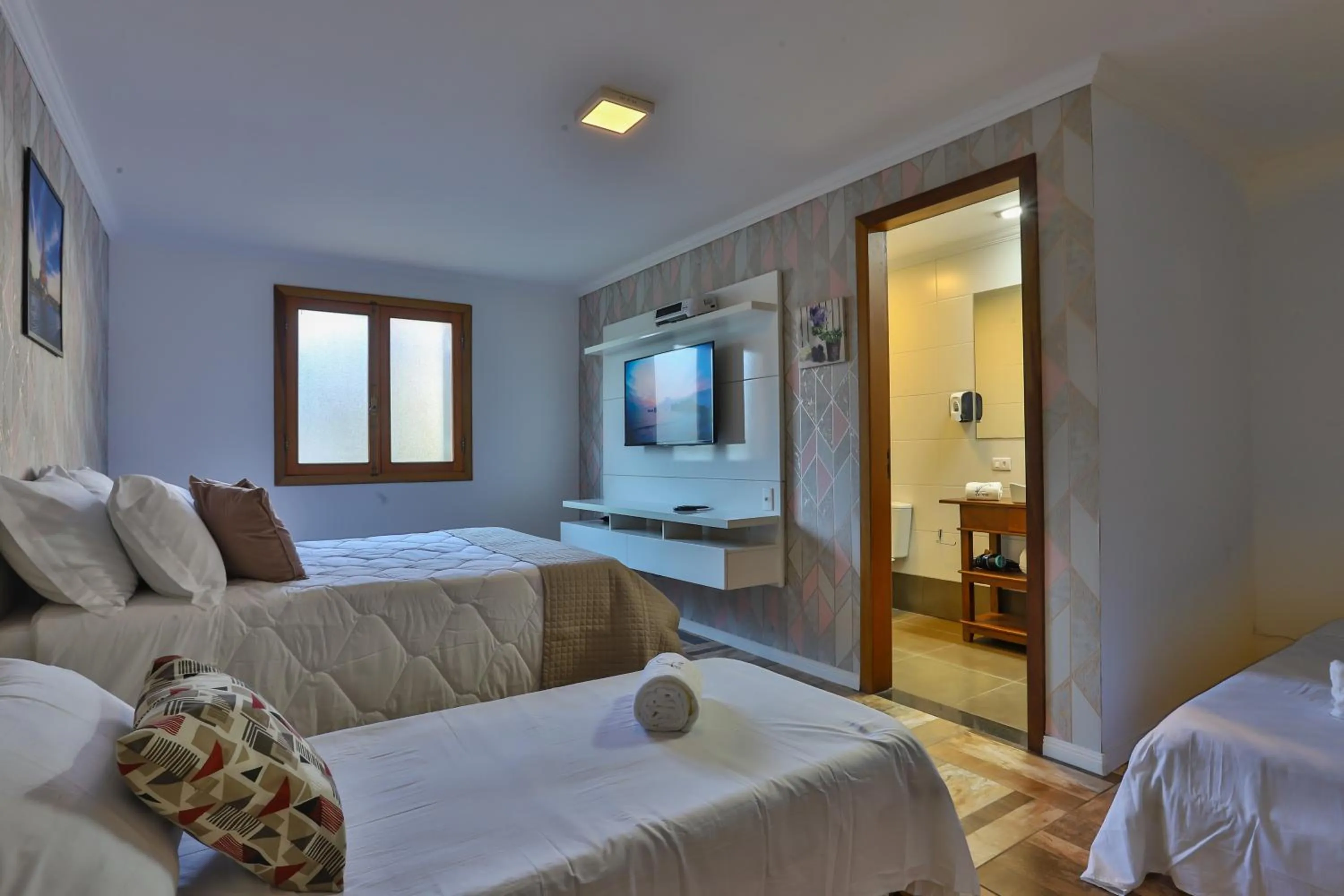 Bed in La Vita Pousada de Charme