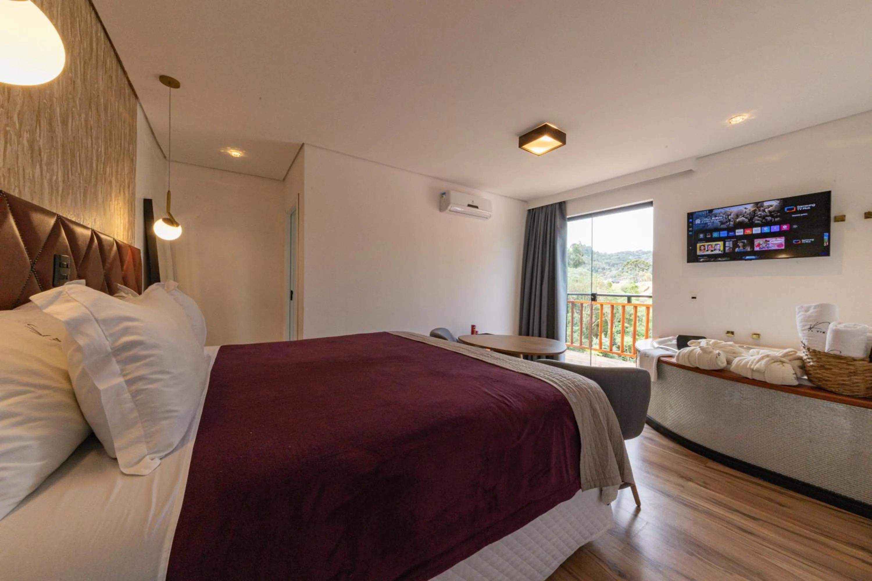 Bed in La Vita Pousada de Charme